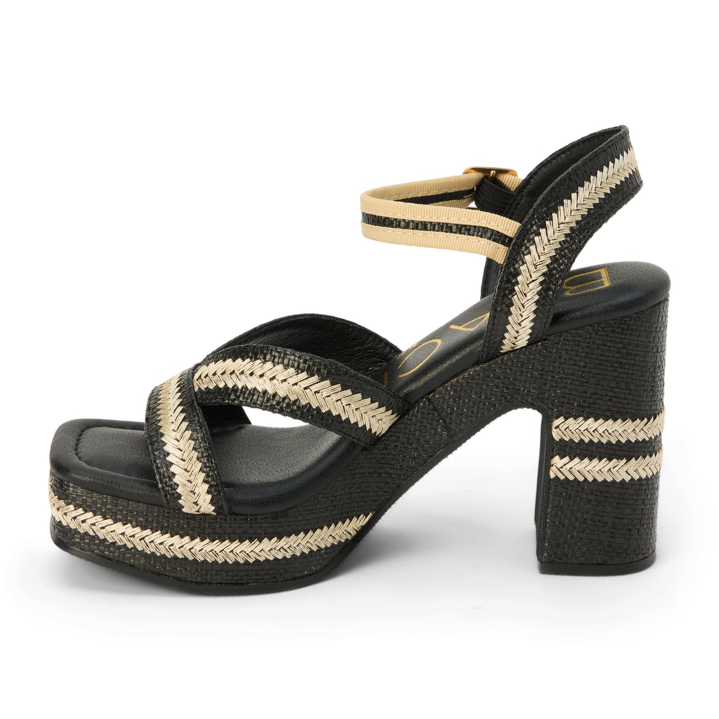 Addie Black Base Heel