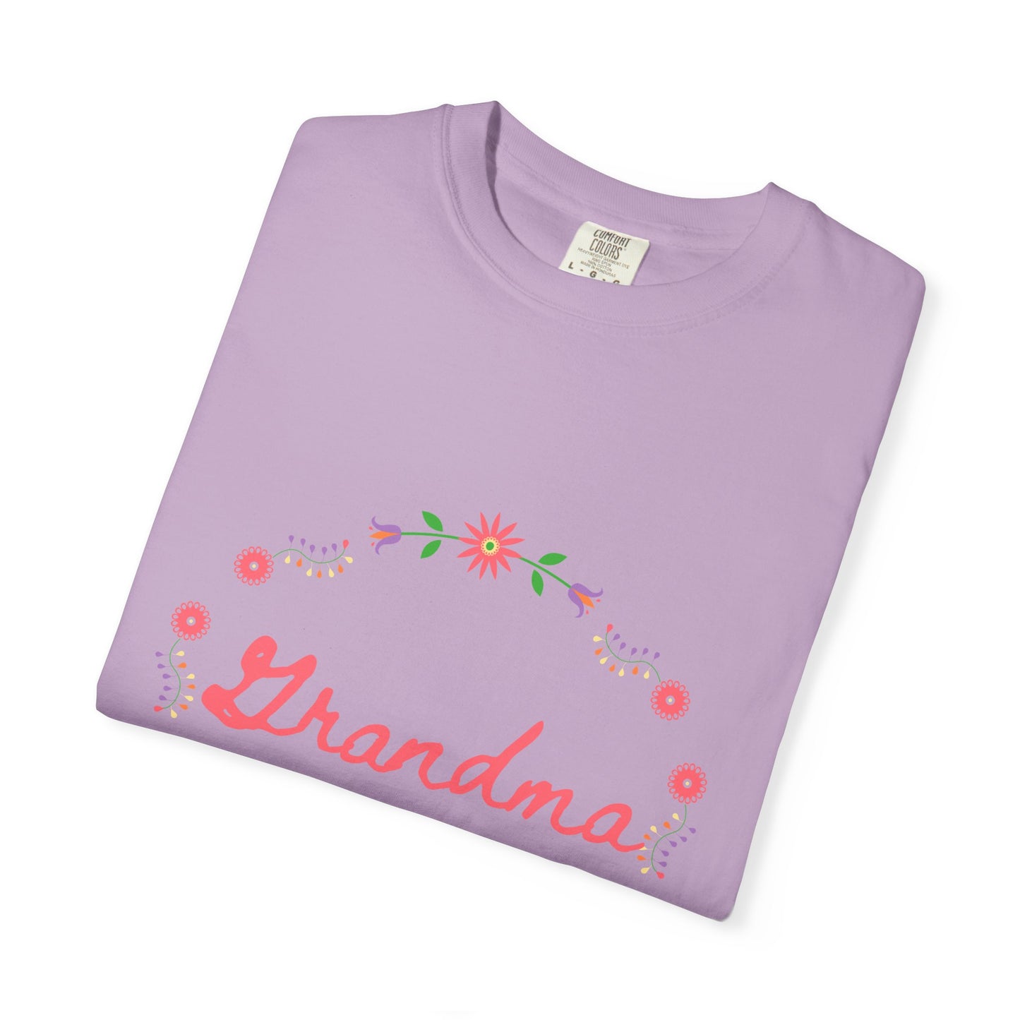 Grandma at Heart Unisex T-Shirt, Gift for Grandma, Floral Tee, Mother’s Day T-Shirt, Cute Grandparent Shirt, Family Love Apparel