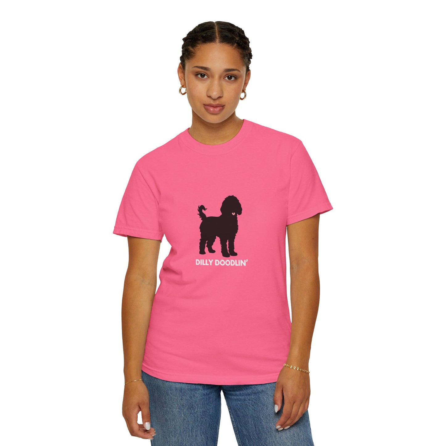 Dilly Doodlin' Black Doodle Tee