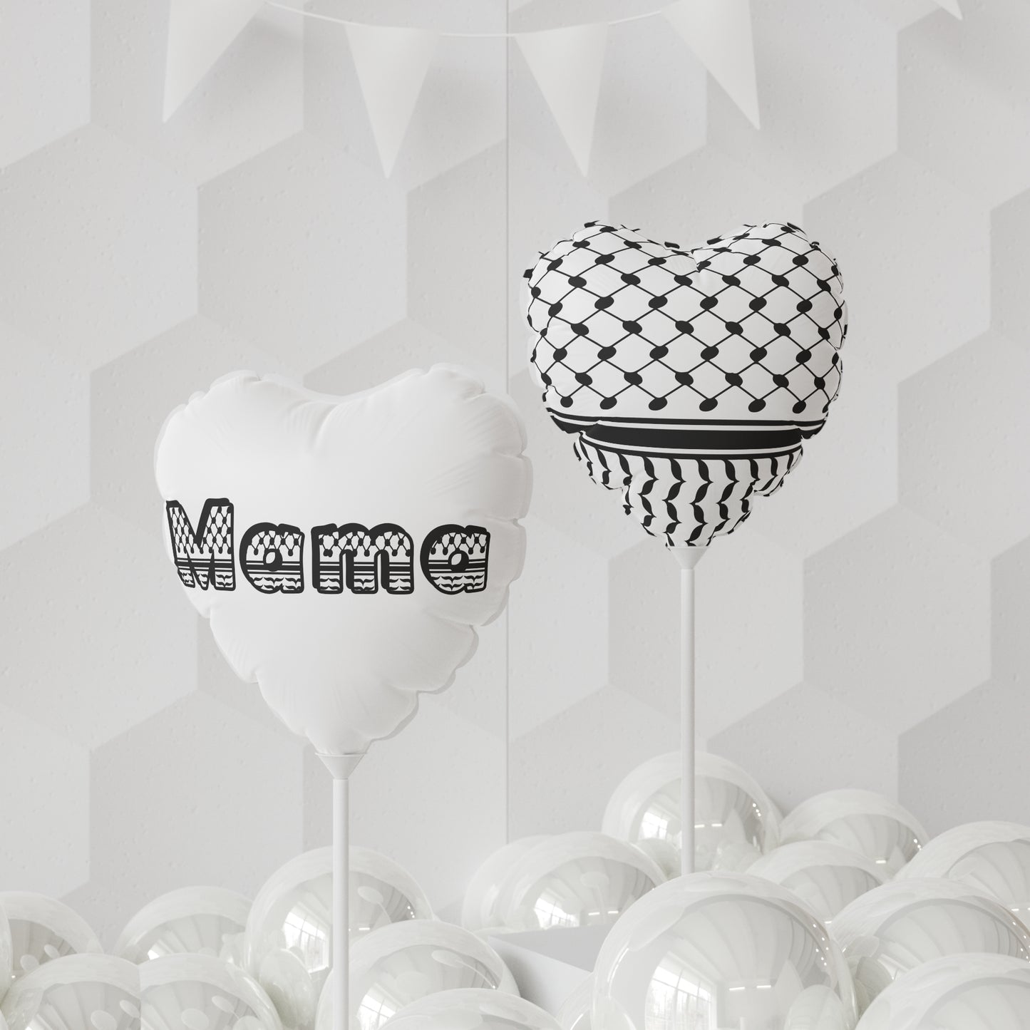 Keffiyeh Print - Mama in Arabic - 11"