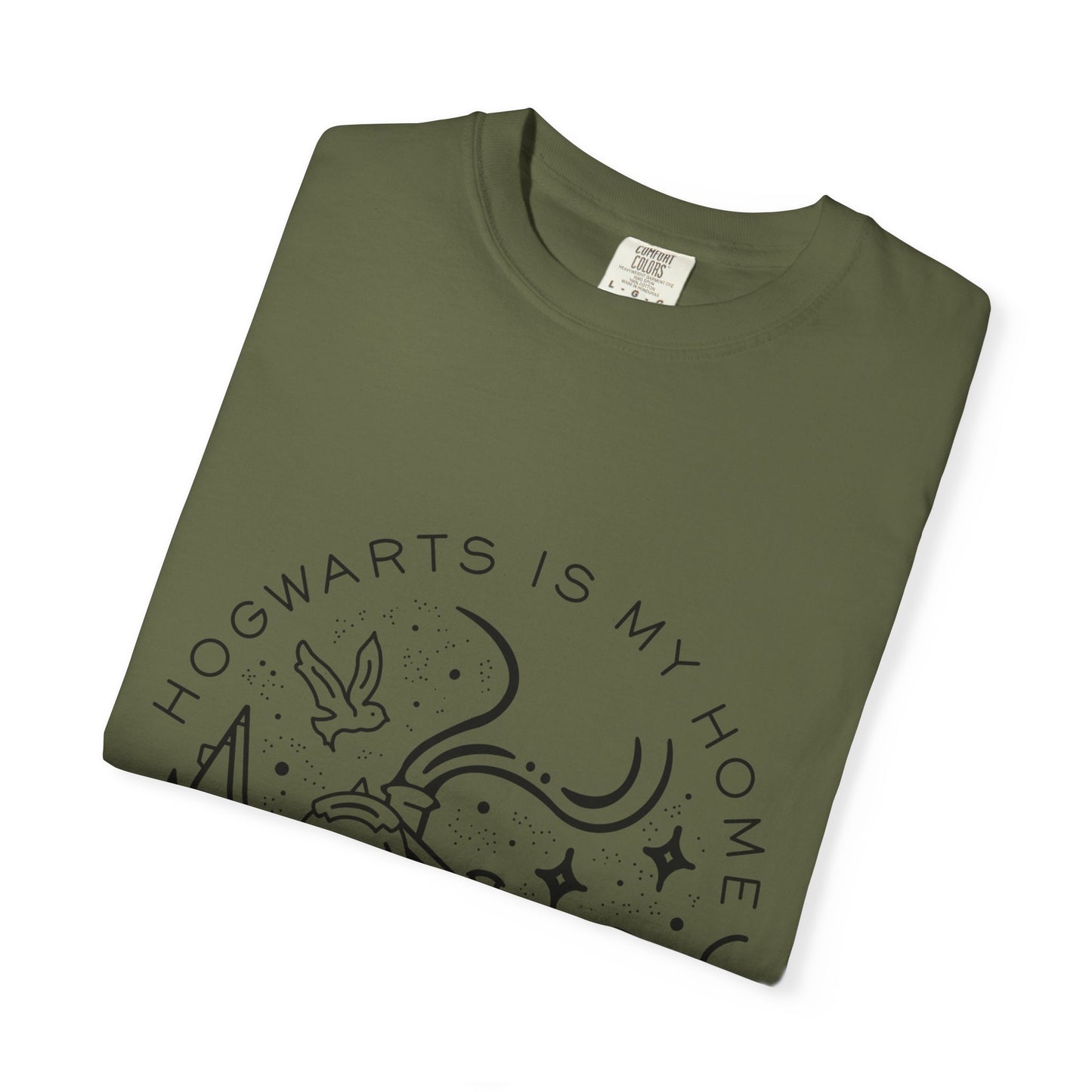 Hogwarts Is My Home T-Shirt - Unisex Garment-Dyed