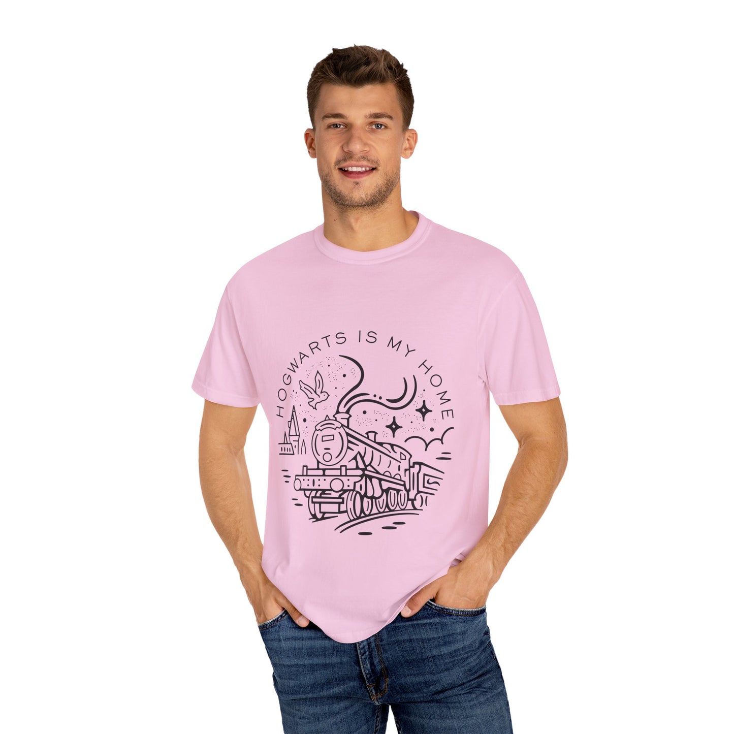Hogwarts Is My Home T-Shirt - Unisex Garment-Dyed