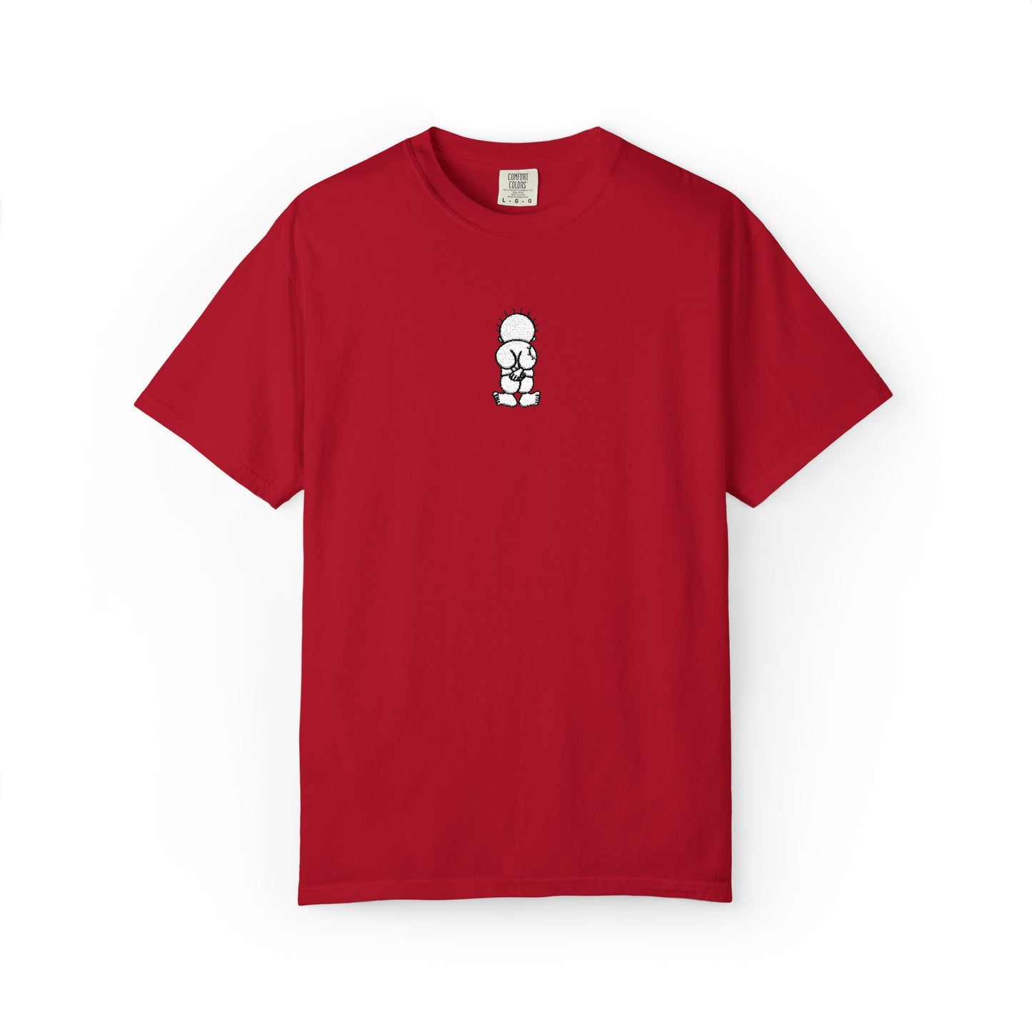 Embroidered Comfort Colors T-shirt - Handala Symbol, Palestinian Identity