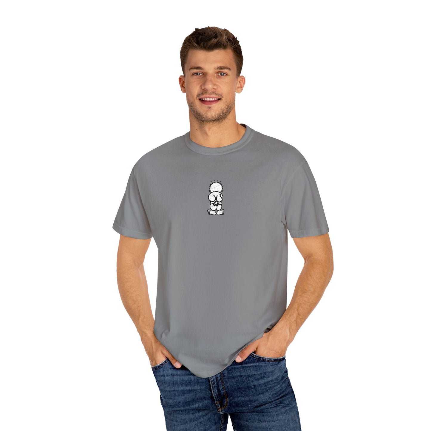 Embroidered Comfort Colors T-shirt - Handala Symbol, Palestinian Identity