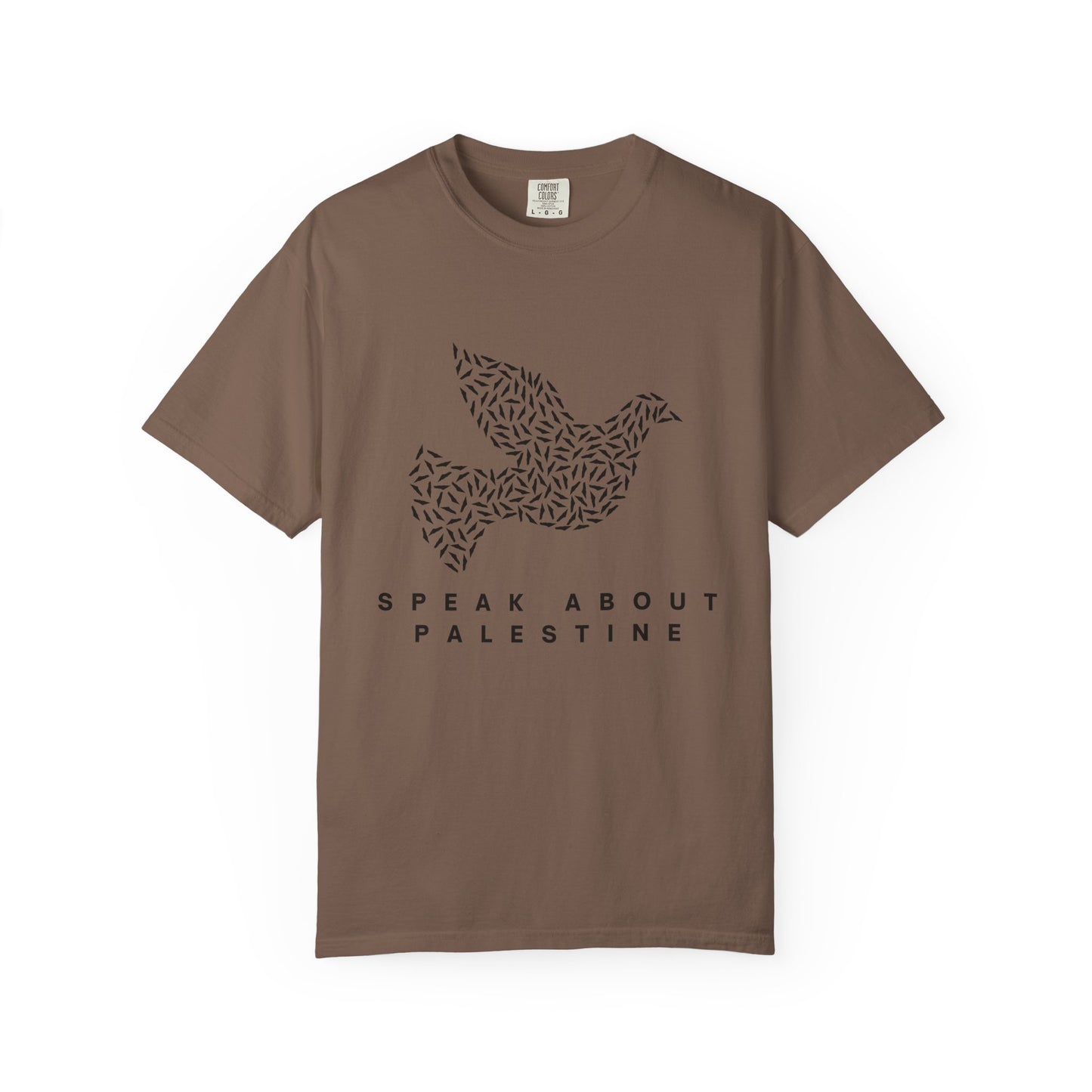 Speak About Palestine Dove Comfort Colors T-shirt
