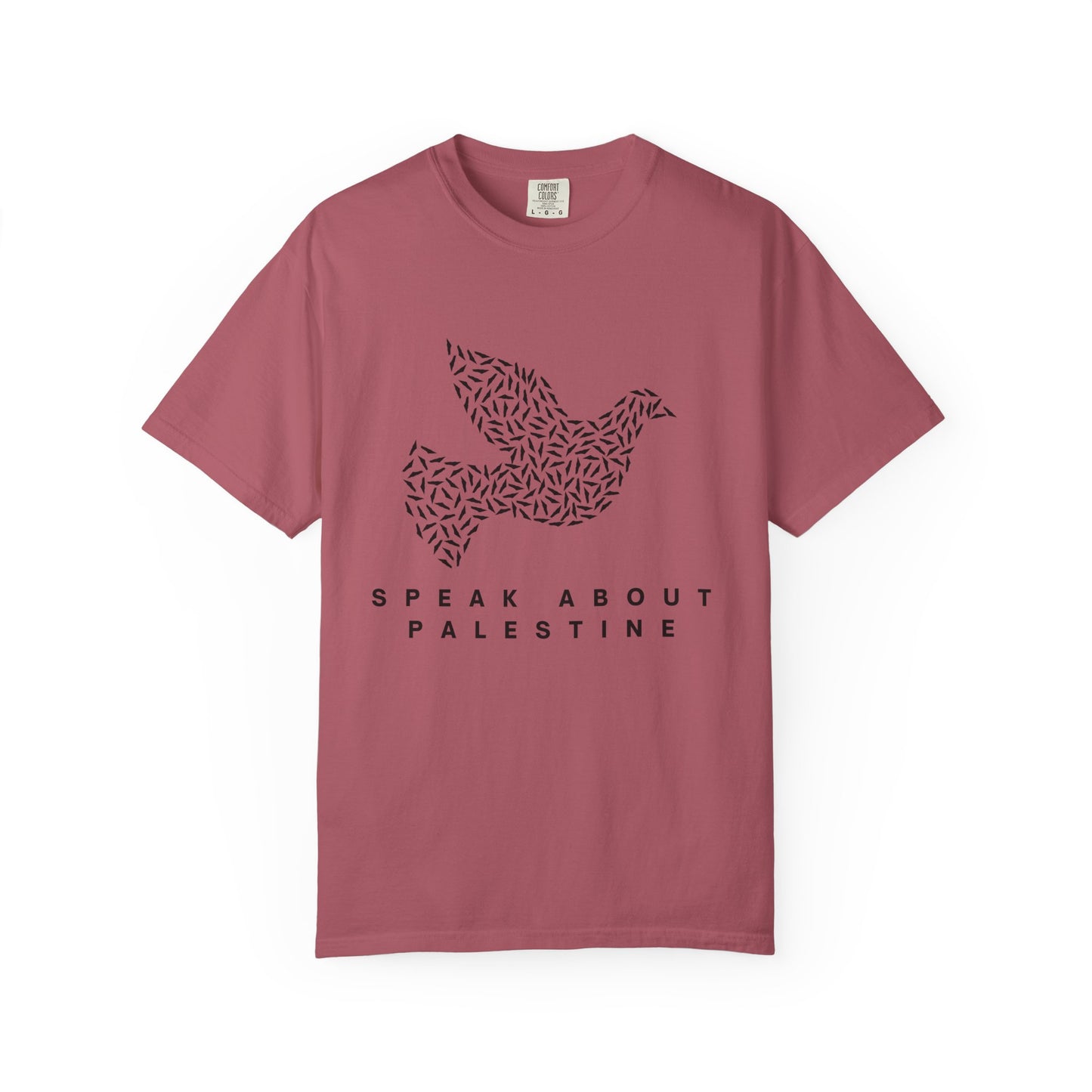 Speak About Palestine Dove Comfort Colors T-shirt