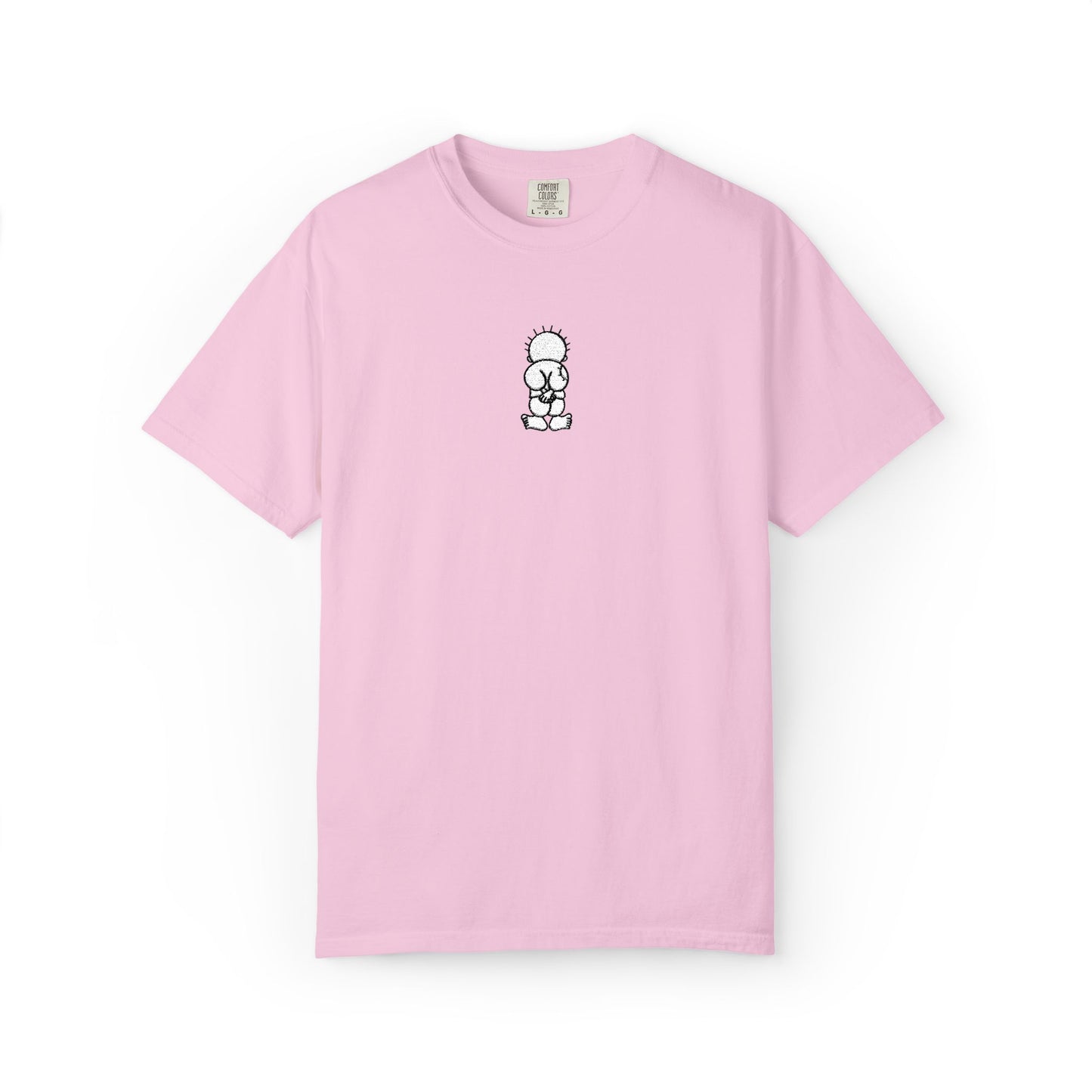 Embroidered Comfort Colors T-shirt - Handala Symbol, Palestinian Identity
