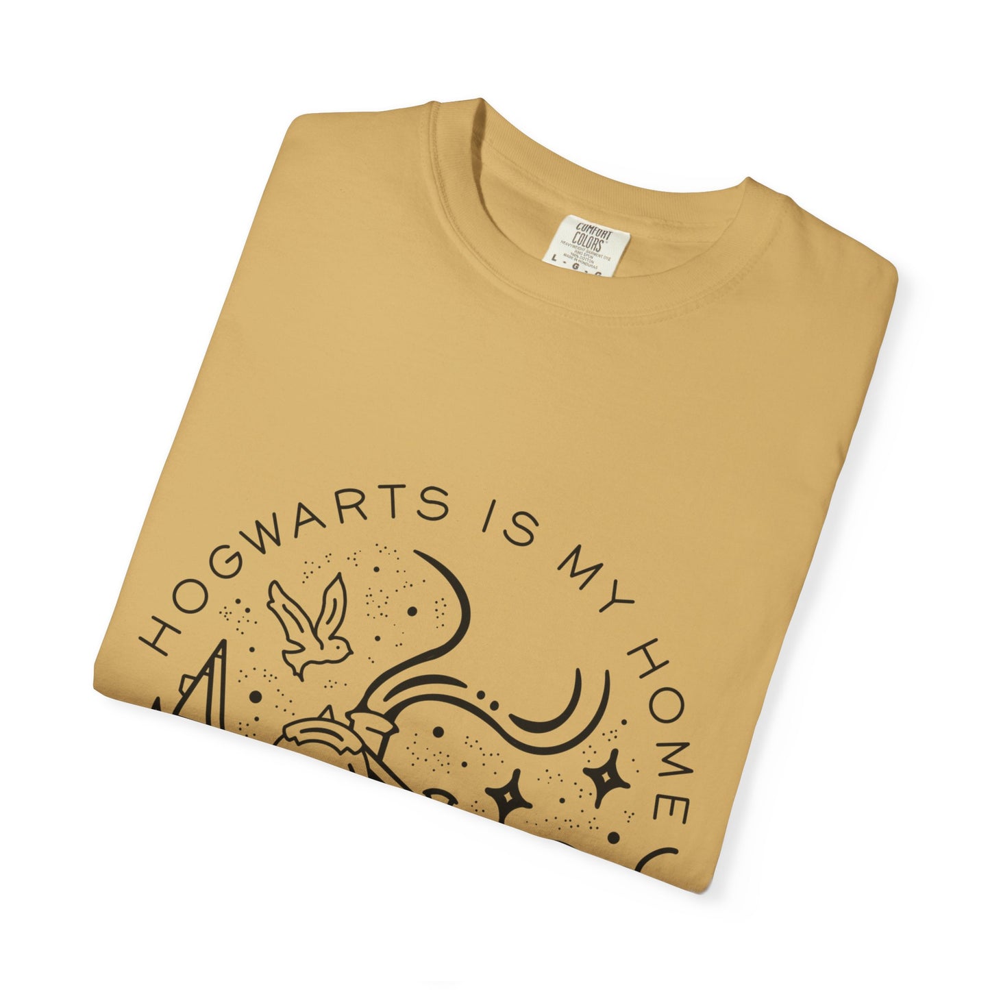 Hogwarts Is My Home T-Shirt - Unisex Garment-Dyed