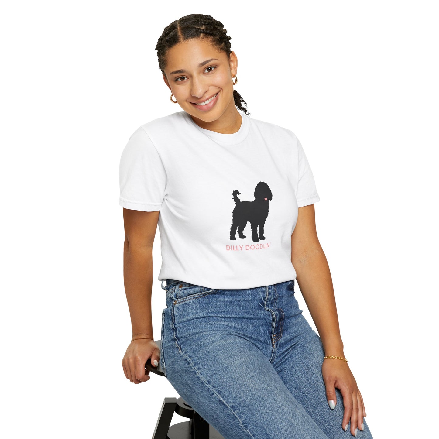 Dilly Doodlin' Black Doodle Tee