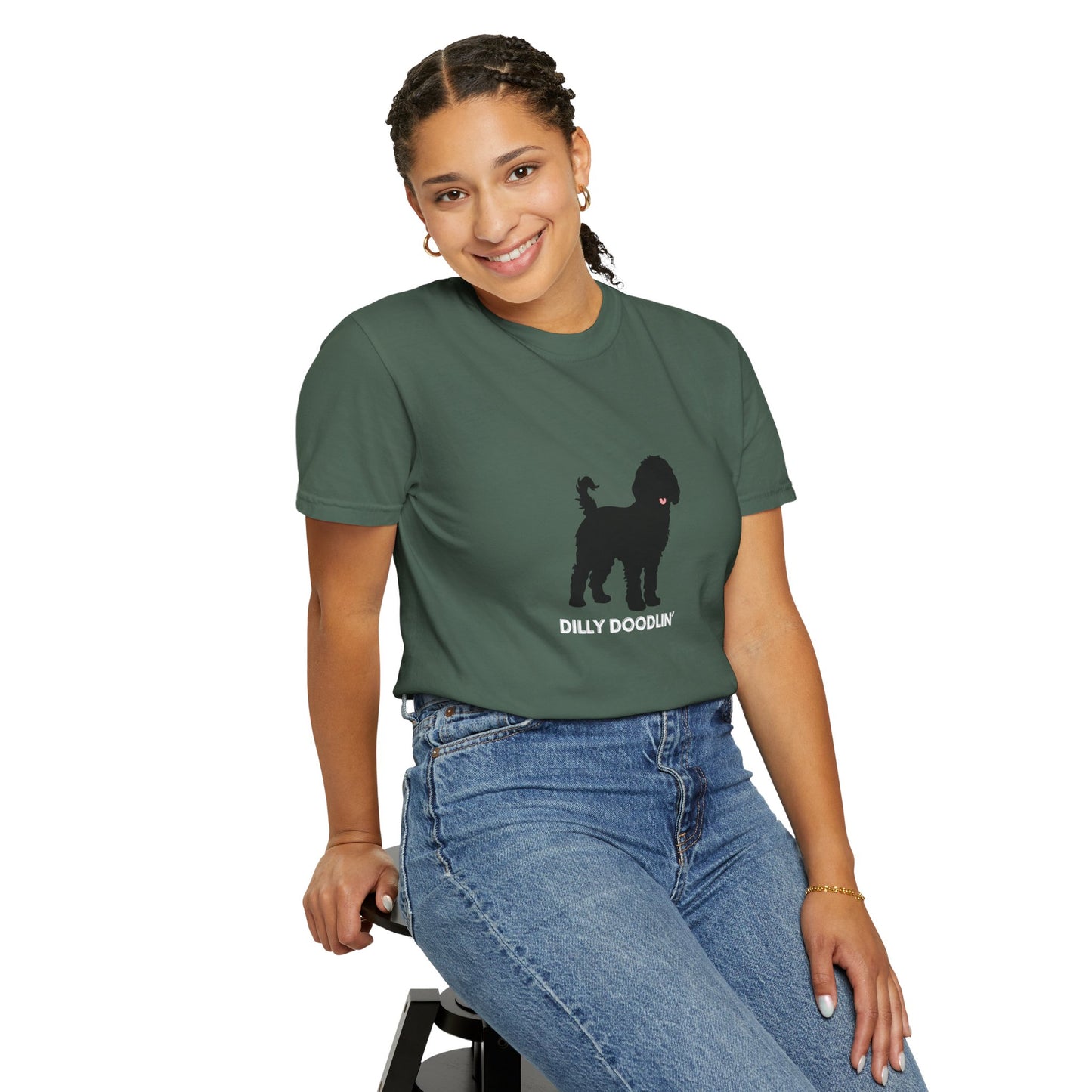 Dilly Doodlin' Black Doodle Tee