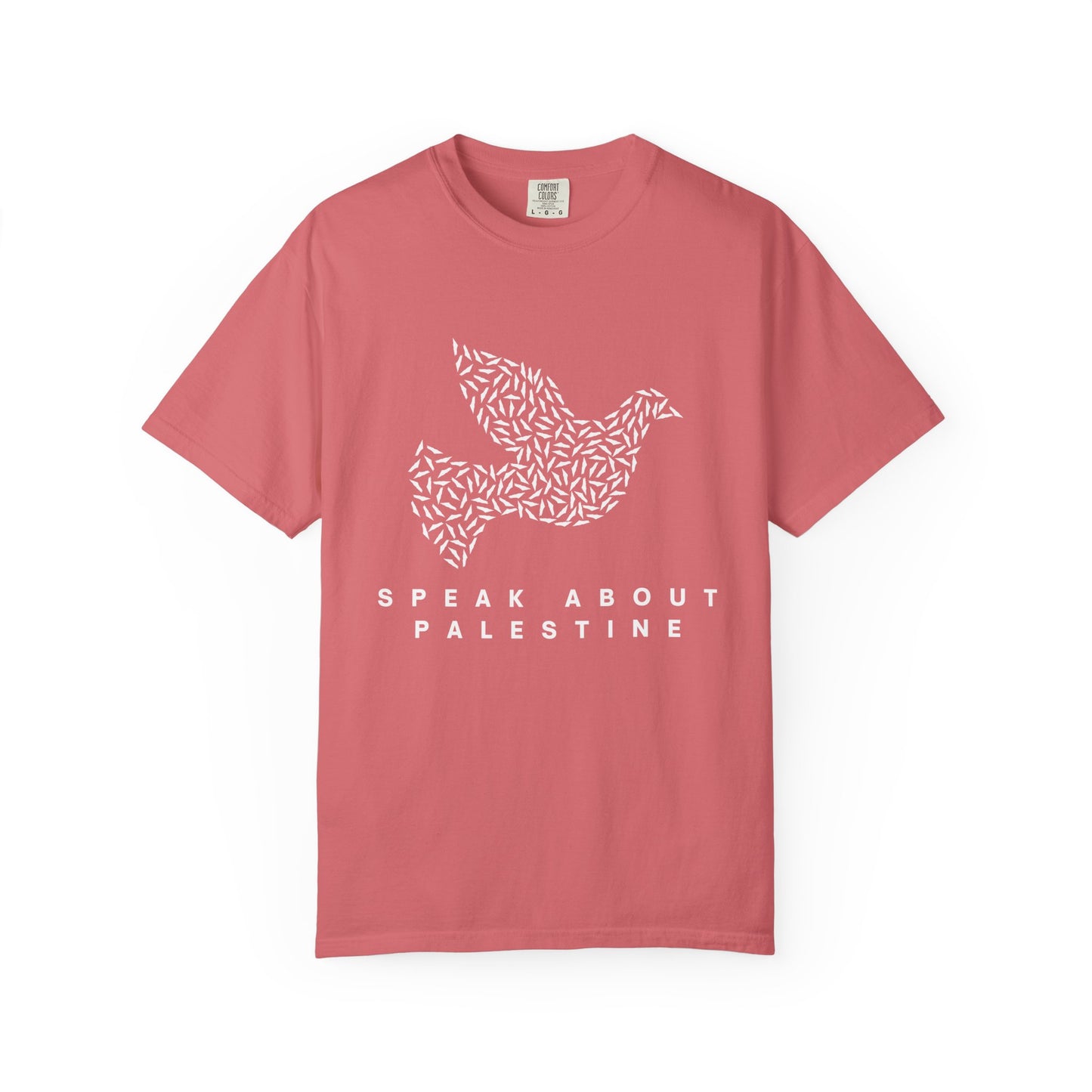 Speak About Palestine Dove Comfort Colors T-shirt
