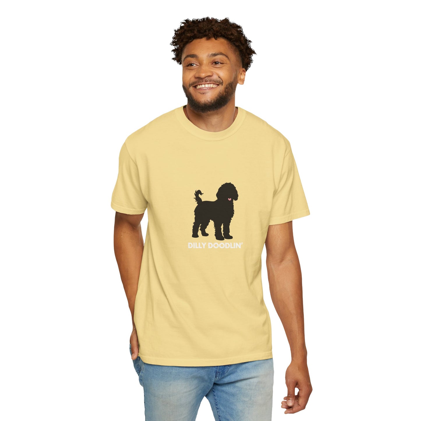 Dilly Doodlin' Black Doodle Tee