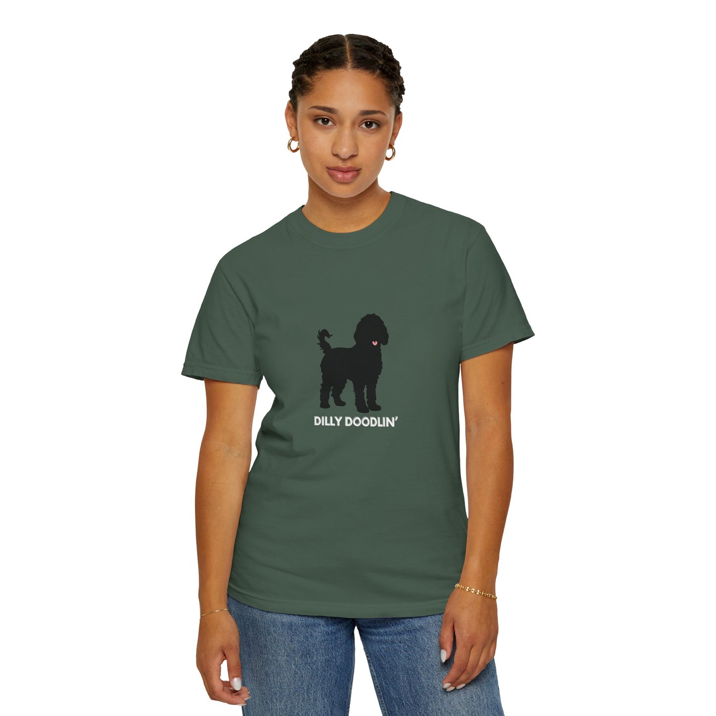 Dilly Doodlin' Black Doodle Tee