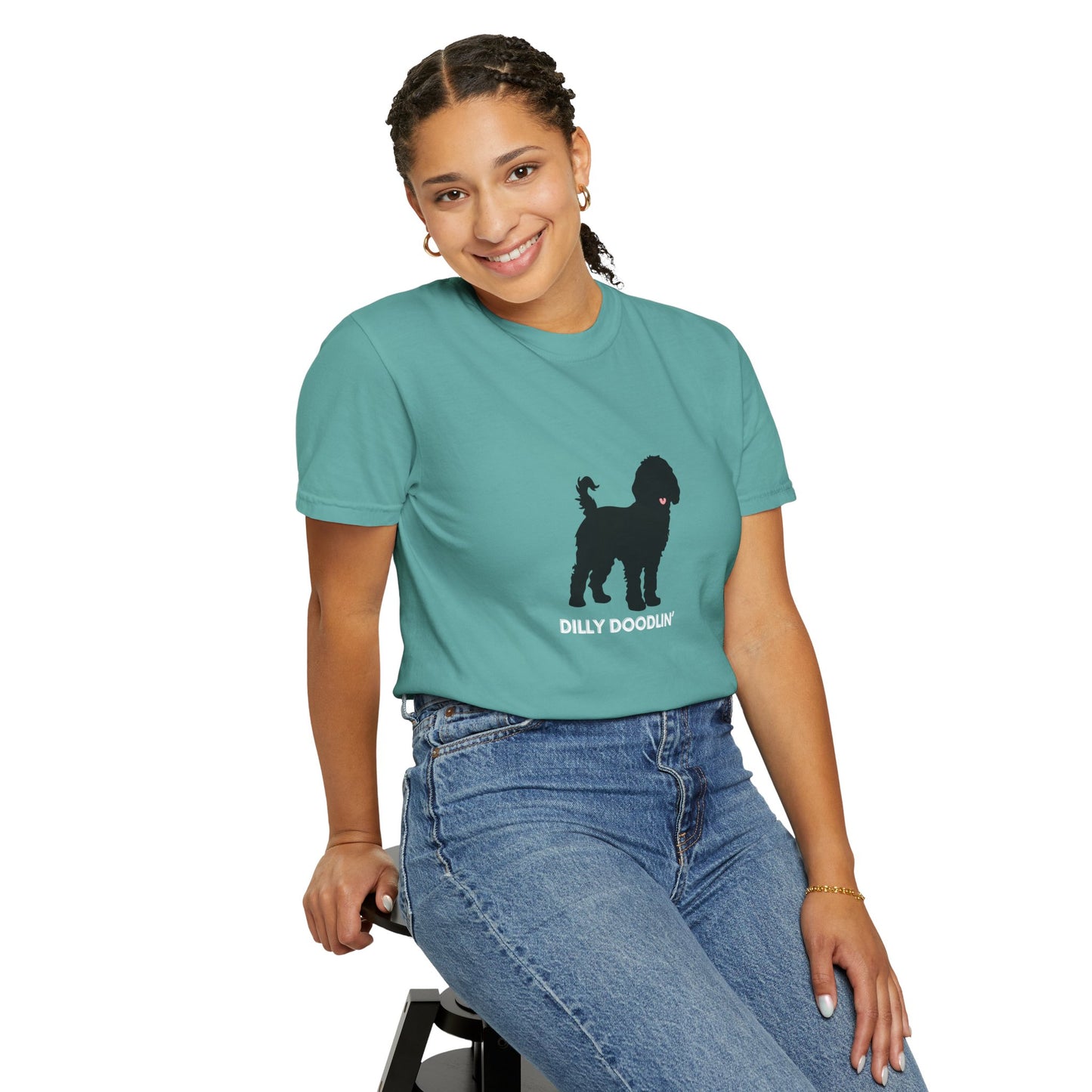 Dilly Doodlin' Black Doodle Tee