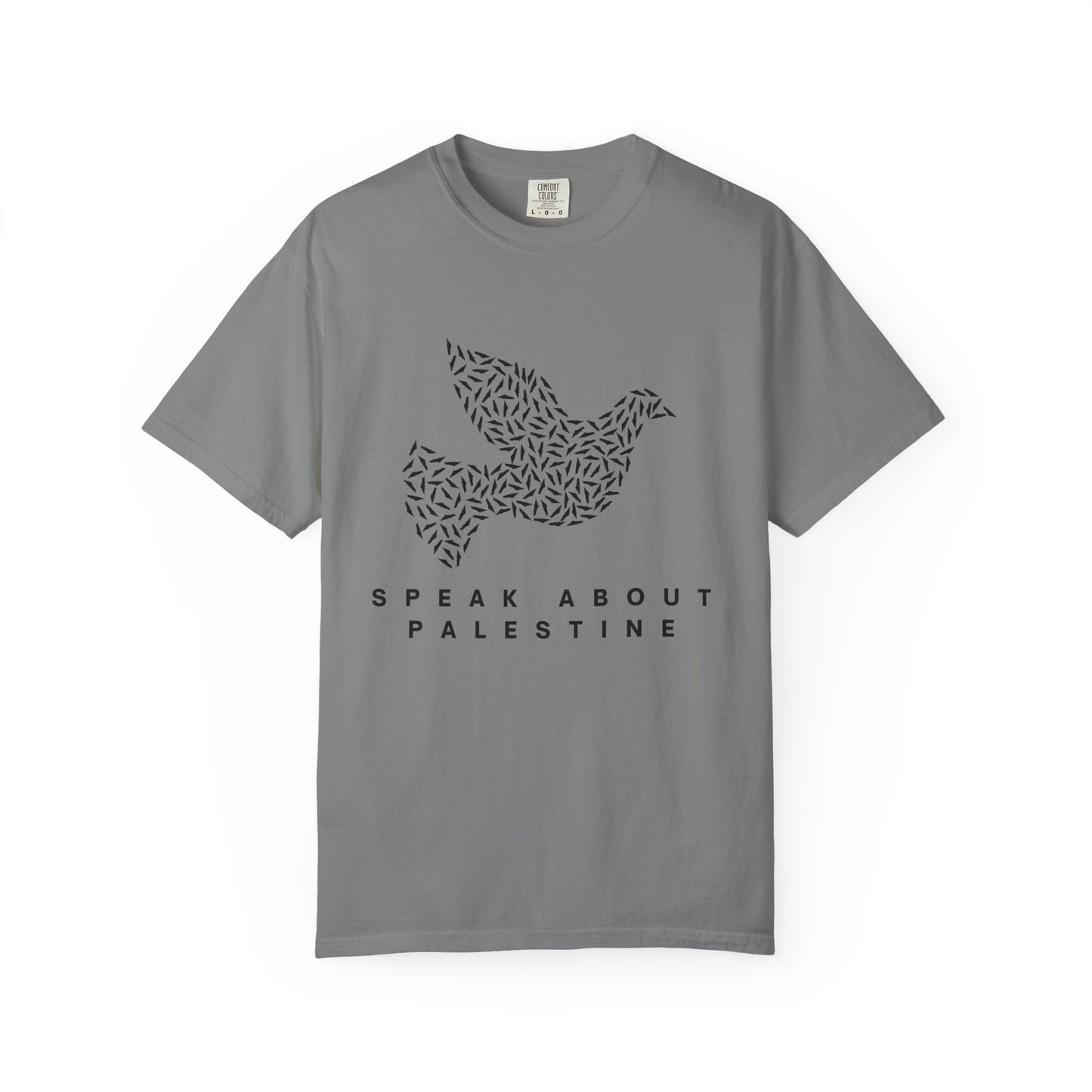 Speak About Palestine Dove Comfort Colors T-shirt