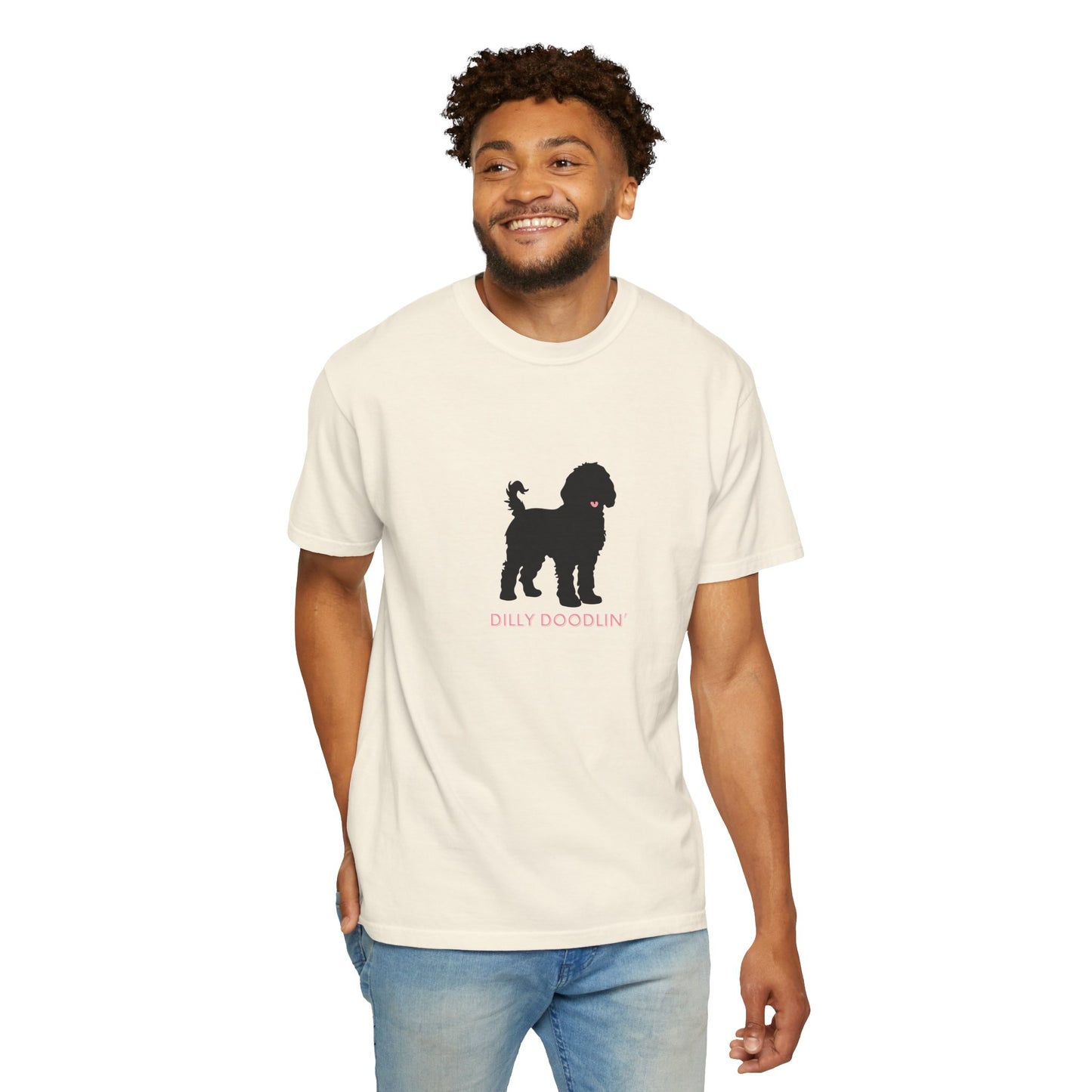 Dilly Doodlin' Black Doodle Tee