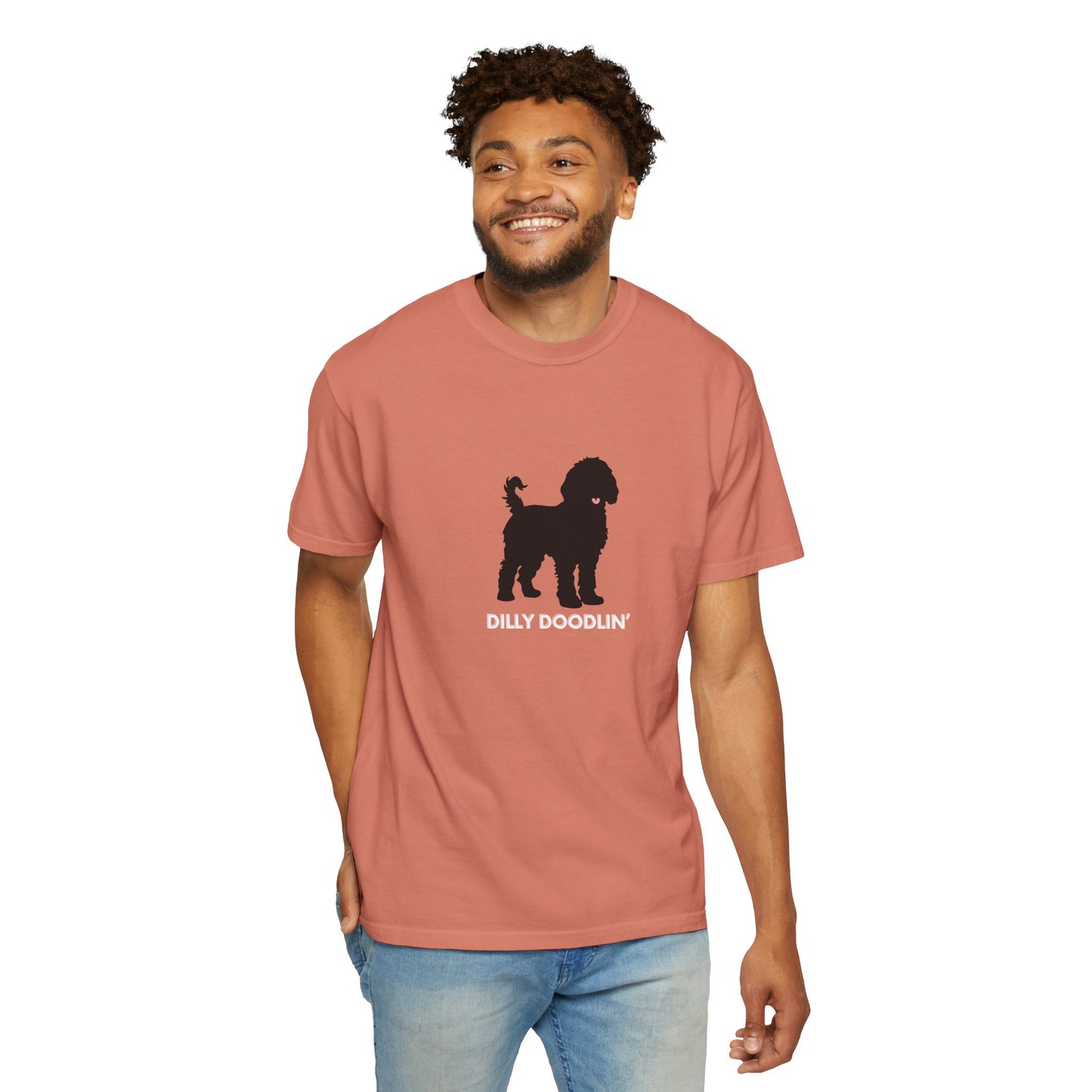 Dilly Doodlin' Black Doodle Tee