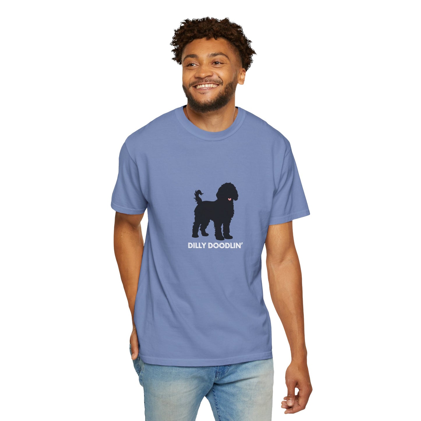Dilly Doodlin' Black Doodle Tee