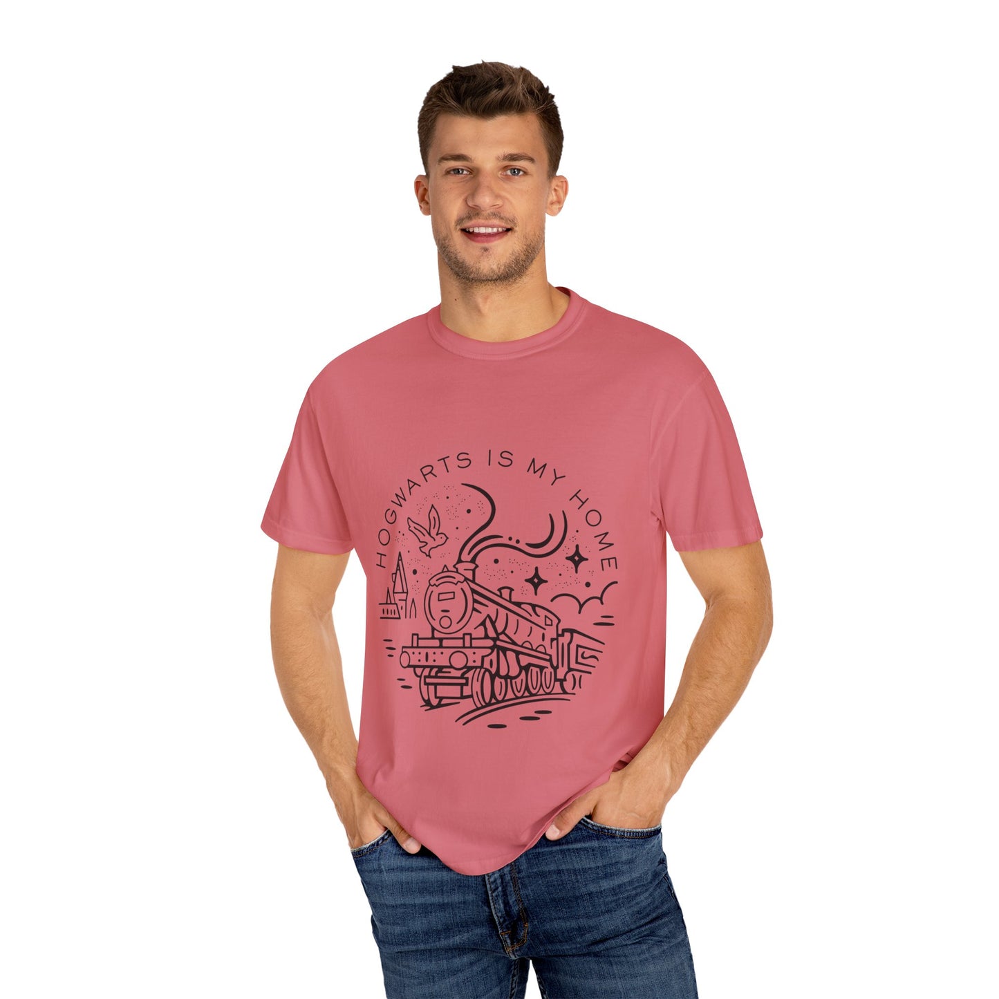 Hogwarts Is My Home T-Shirt - Unisex Garment-Dyed