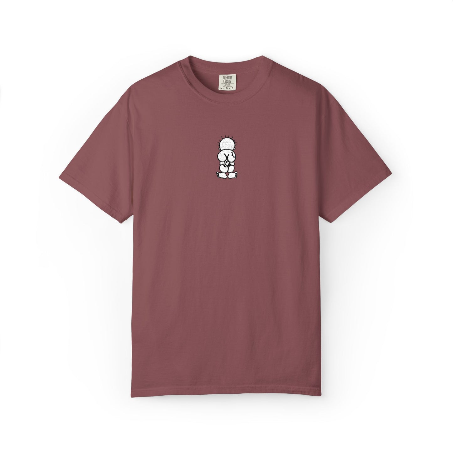 Embroidered Comfort Colors T-shirt - Handala Symbol, Palestinian Identity