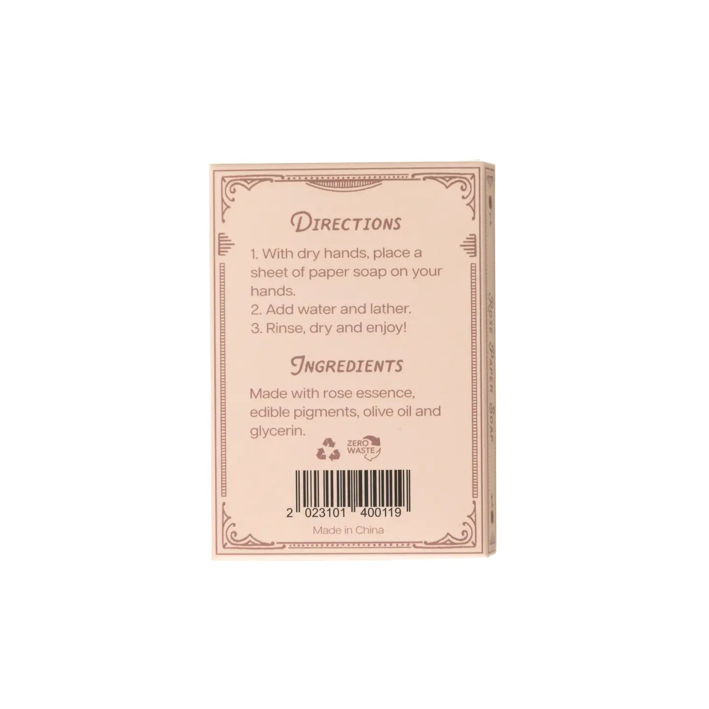 Paper Soap