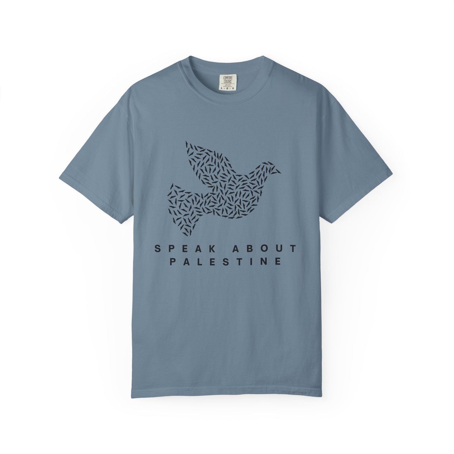 Speak About Palestine Dove Comfort Colors T-shirt