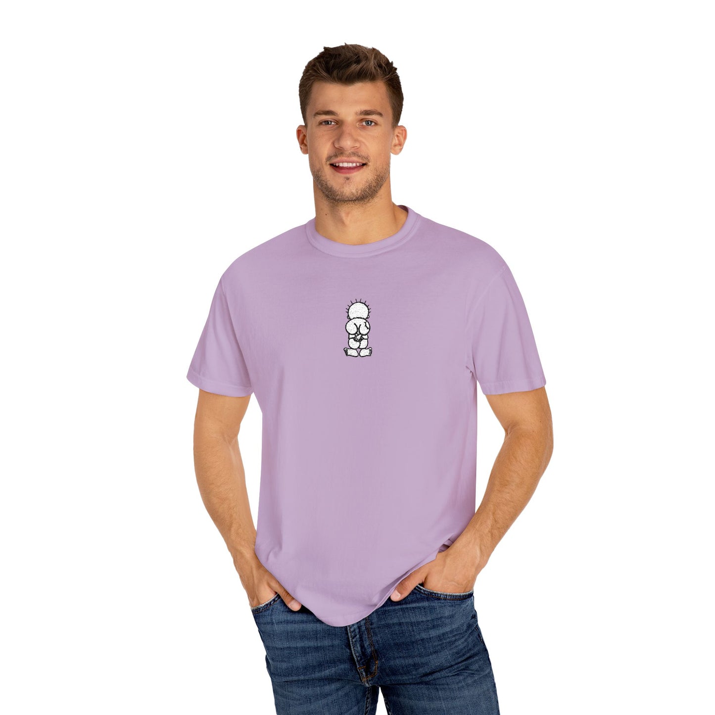 Embroidered Comfort Colors T-shirt - Handala Symbol, Palestinian Identity