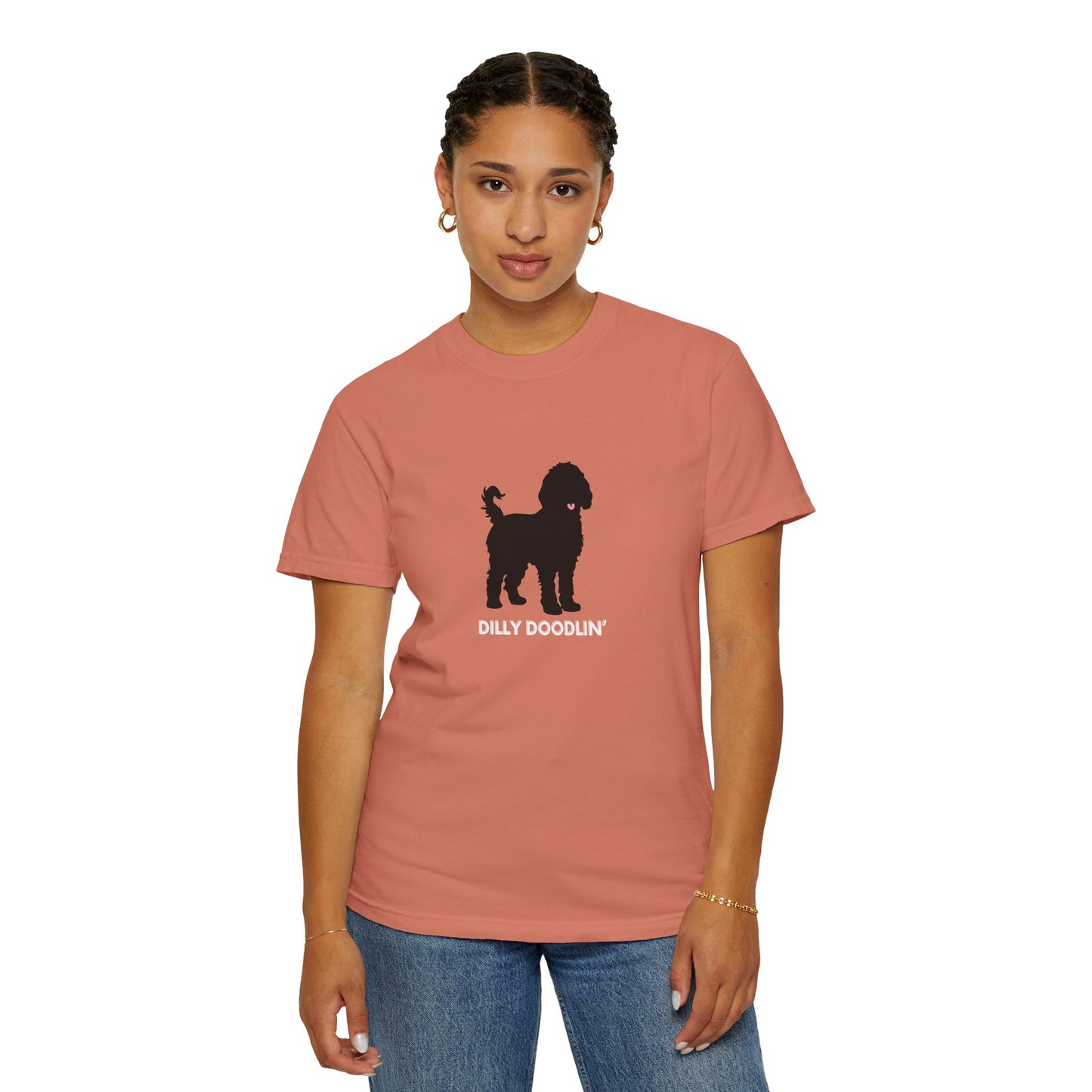 Dilly Doodlin' Black Doodle Tee