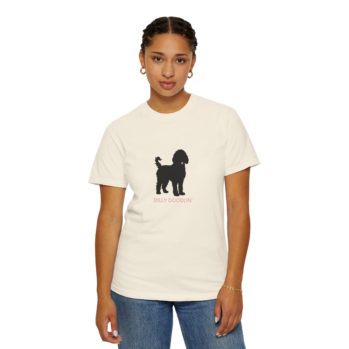 Dilly Doodlin' Black Doodle Tee