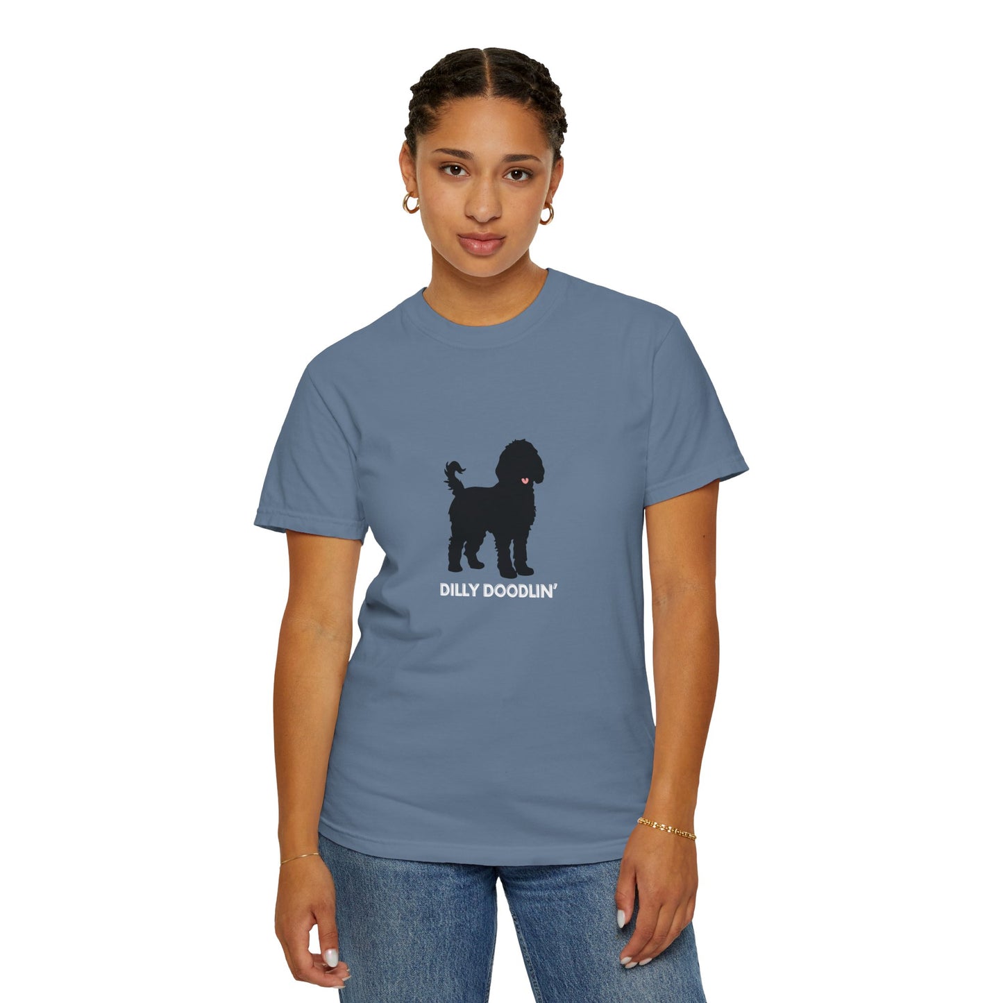 Dilly Doodlin' Black Doodle Tee