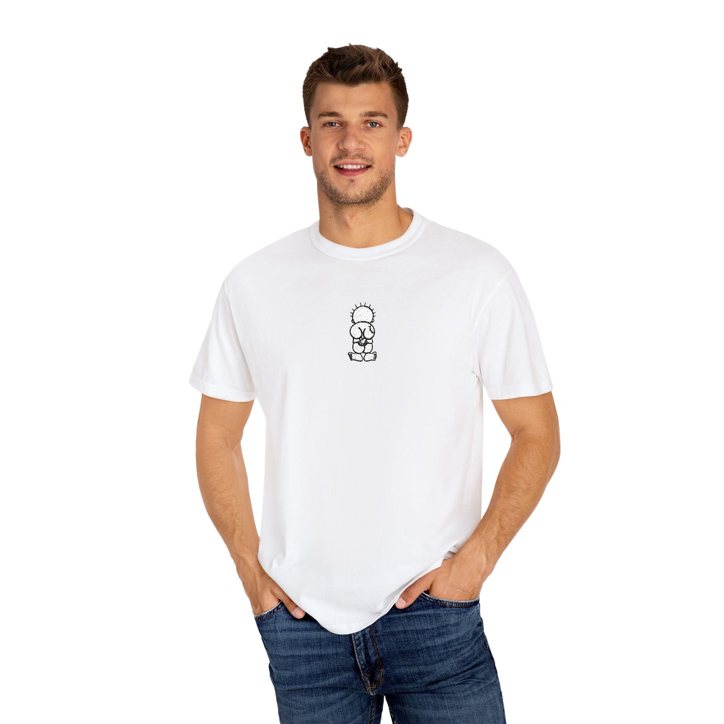 Embroidered Comfort Colors T-shirt - Handala Symbol, Palestinian Identity