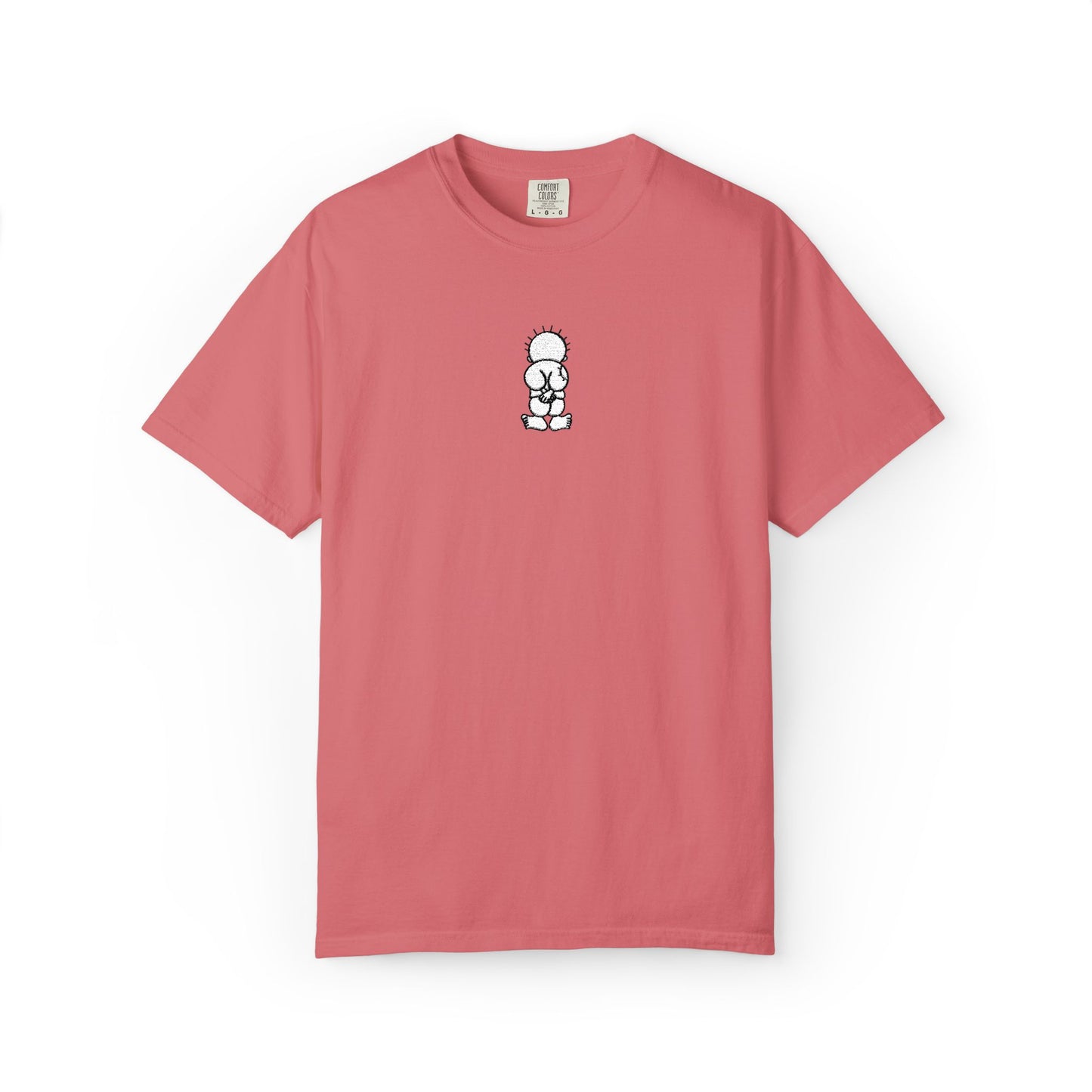 Embroidered Comfort Colors T-shirt - Handala Symbol, Palestinian Identity