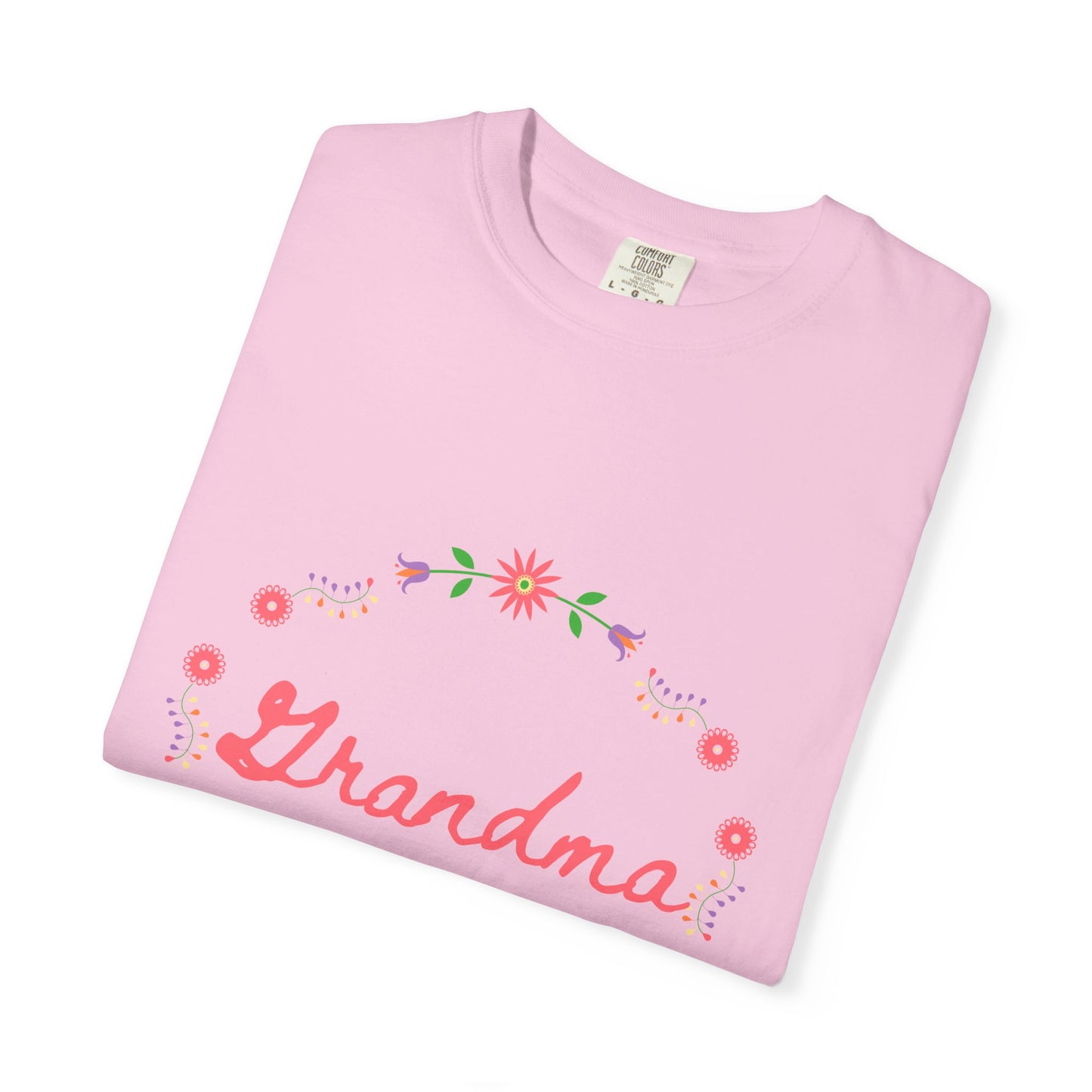 Grandma at Heart Unisex T-Shirt, Gift for Grandma, Floral Tee, Mother’s Day T-Shirt, Cute Grandparent Shirt, Family Love Apparel
