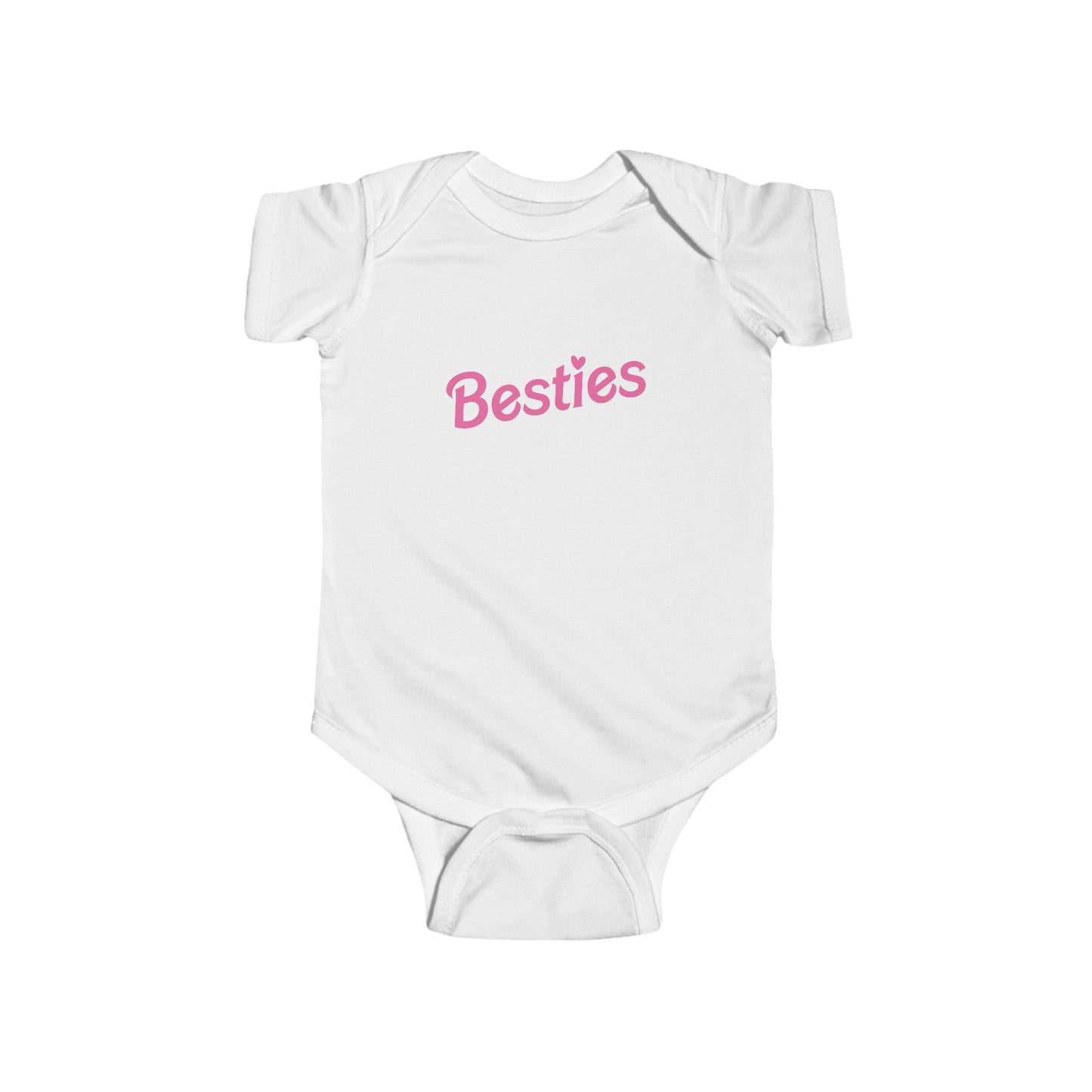 Besties Barbie Infant Bodysuit - Besties Baby Body Suit for Matching with Momma or Auntie