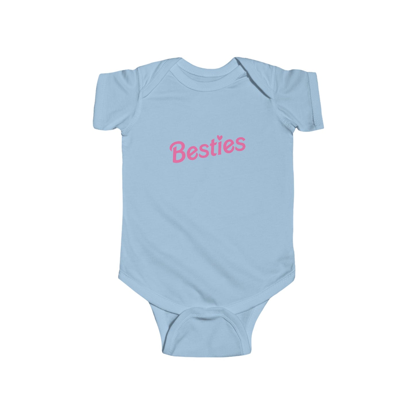 Besties Barbie Infant Bodysuit - Besties Baby Body Suit for Matching with Momma or Auntie