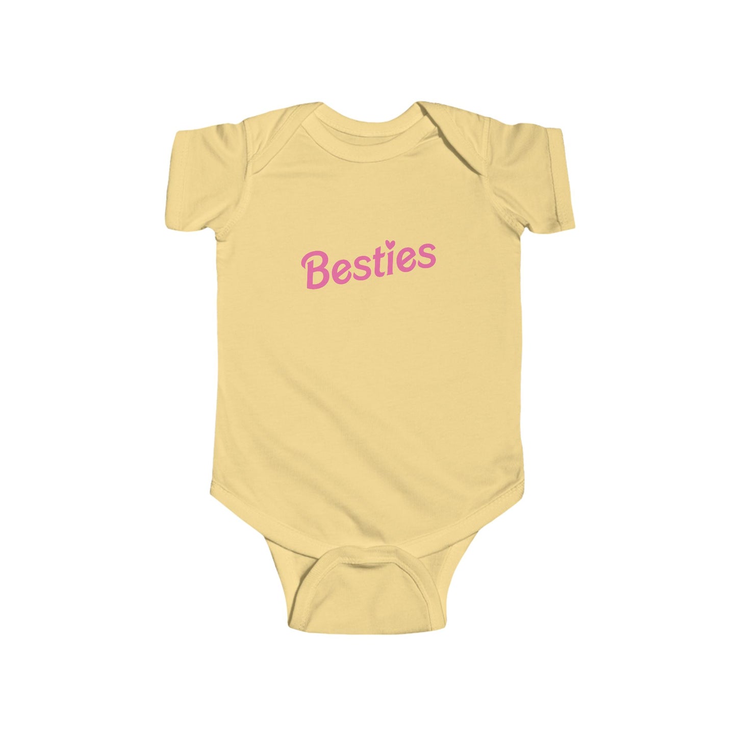 Besties Barbie Infant Bodysuit - Besties Baby Body Suit for Matching with Momma or Auntie
