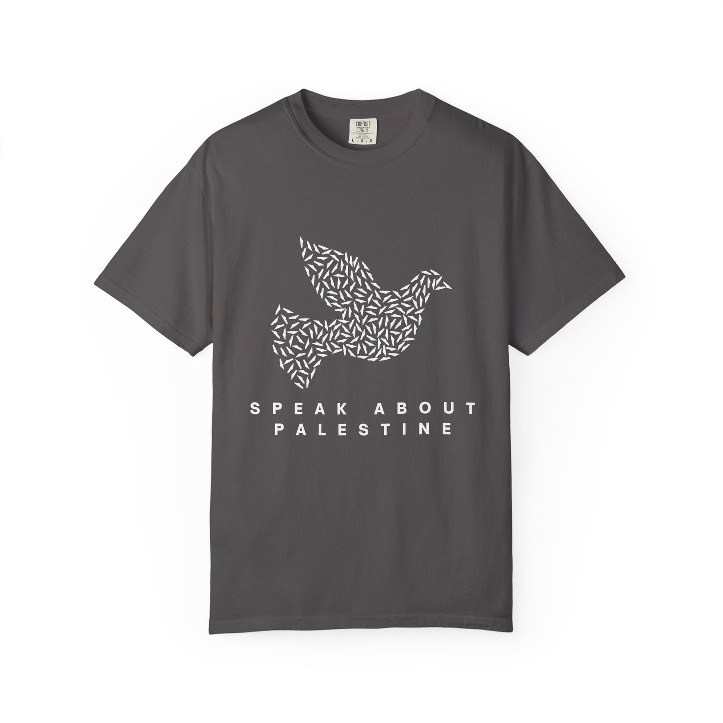 Speak About Palestine Dove Comfort Colors T-shirt