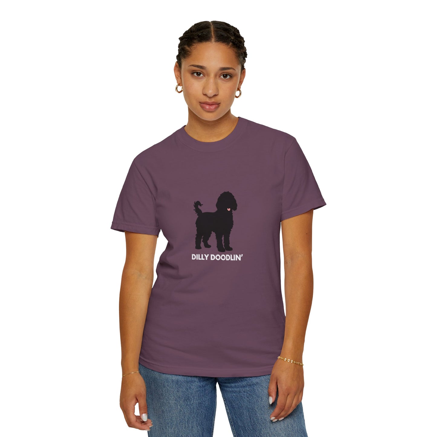 Dilly Doodlin' Black Doodle Tee