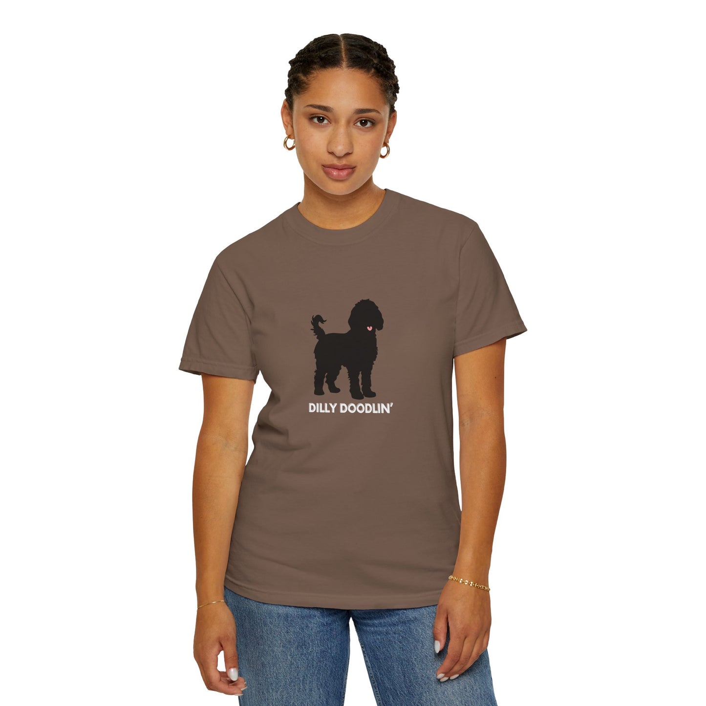 Dilly Doodlin' Black Doodle Tee