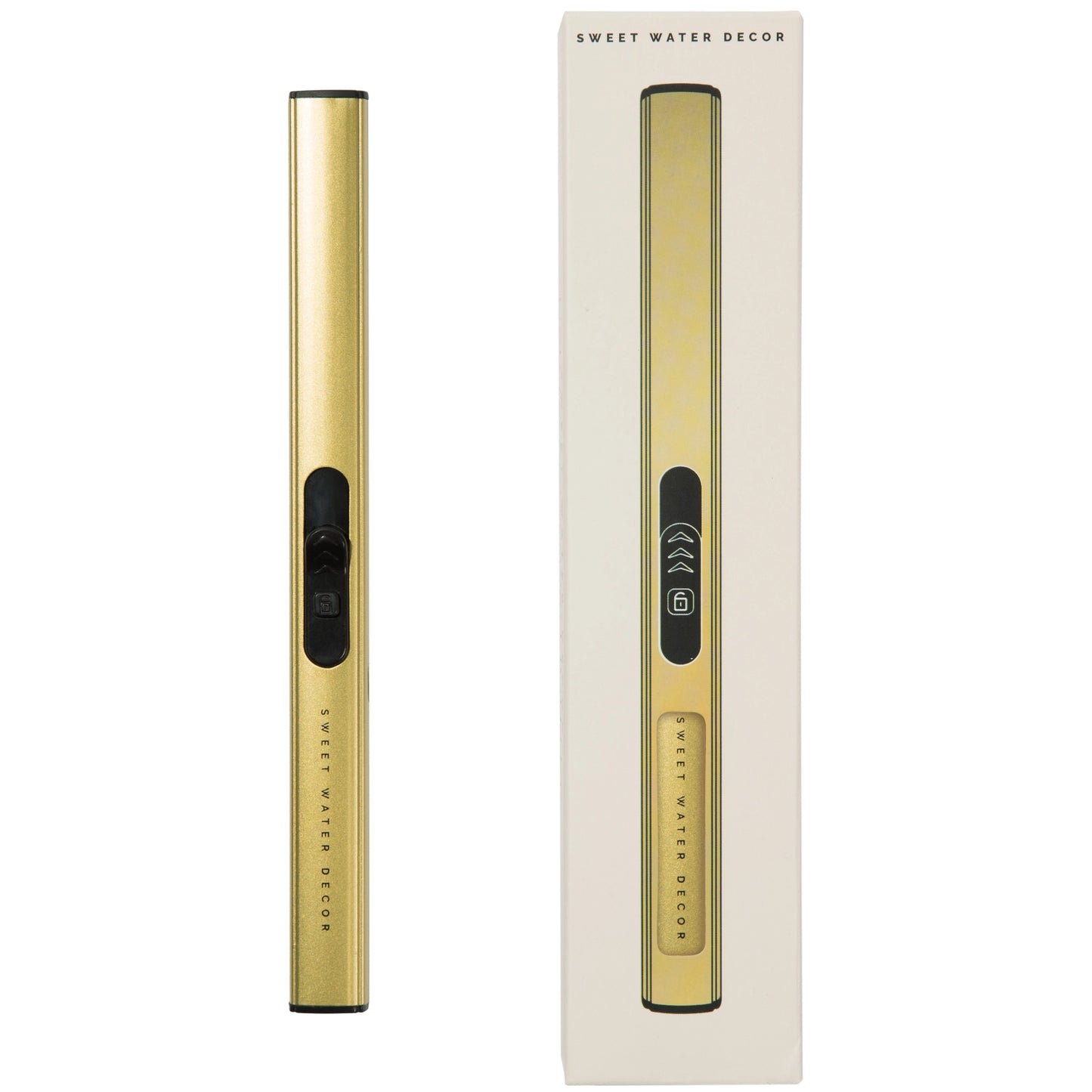 Gold Rechargeable USB Lighter