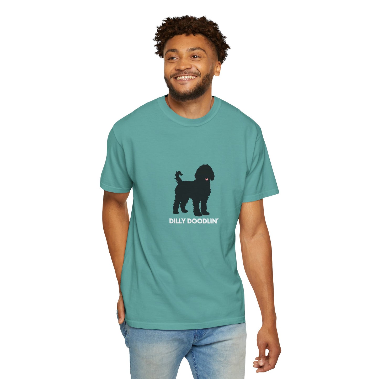 Dilly Doodlin' Black Doodle Tee