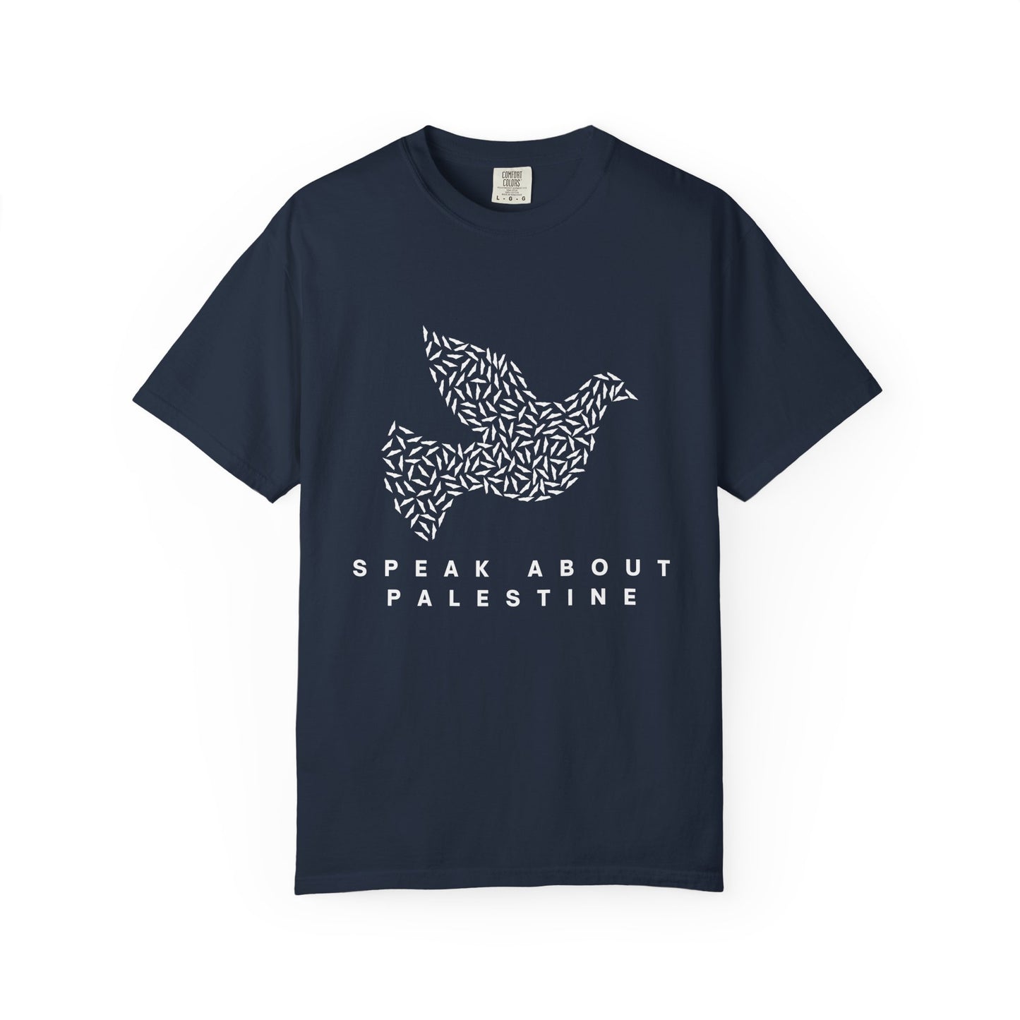Speak About Palestine Dove Comfort Colors T-shirt