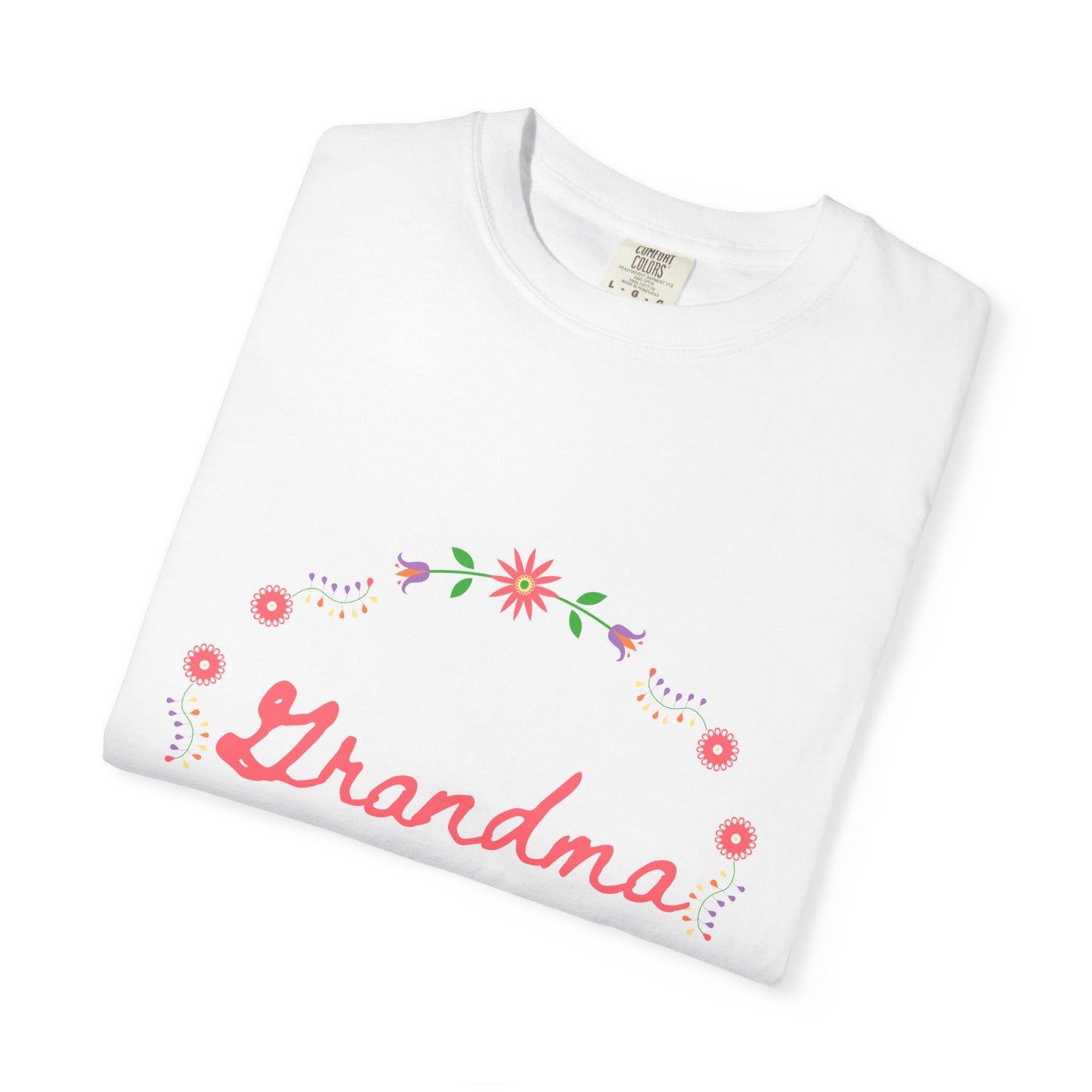 Grandma at Heart Unisex T-Shirt, Gift for Grandma, Floral Tee, Mother’s Day T-Shirt, Cute Grandparent Shirt, Family Love Apparel