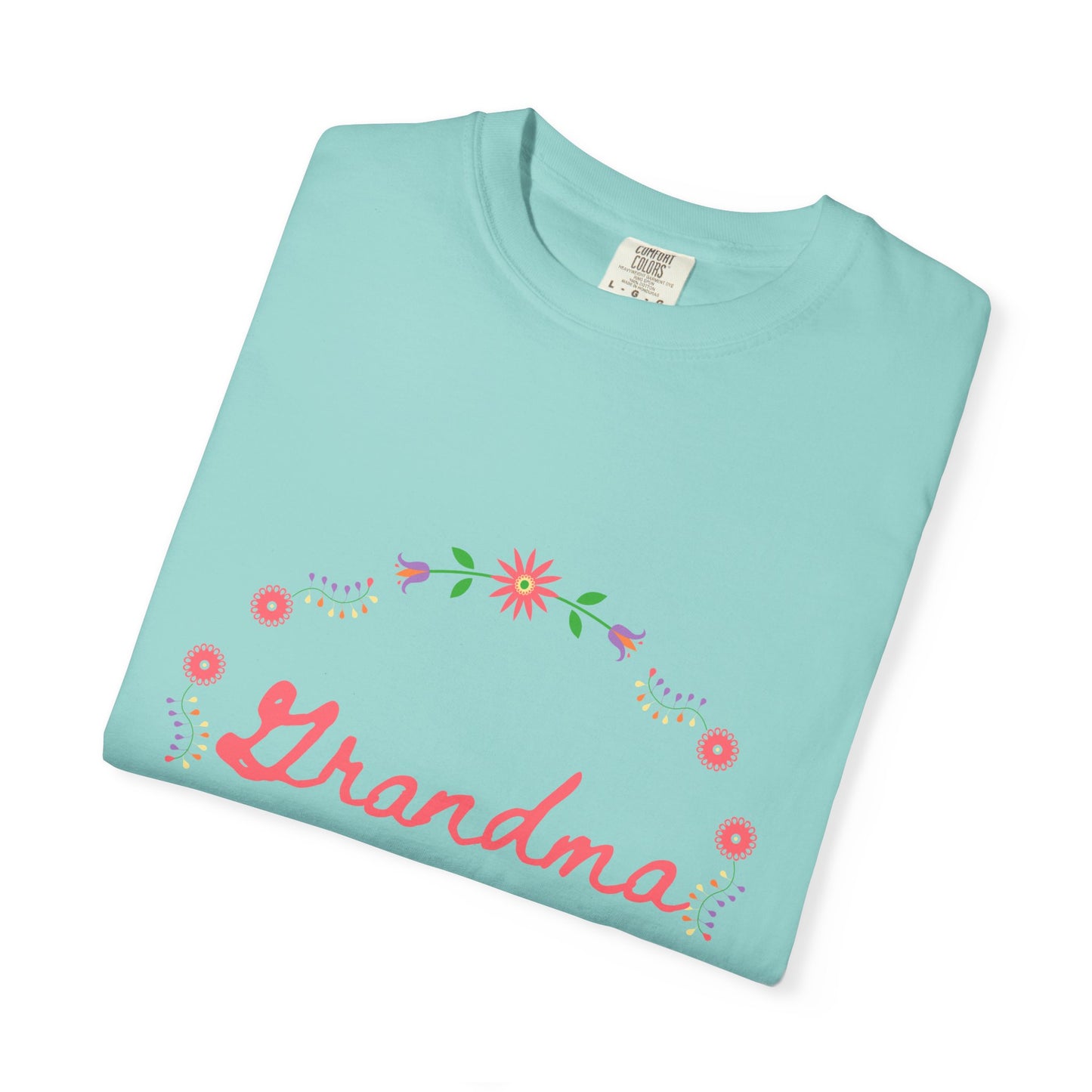 Grandma at Heart Unisex T-Shirt, Gift for Grandma, Floral Tee, Mother’s Day T-Shirt, Cute Grandparent Shirt, Family Love Apparel