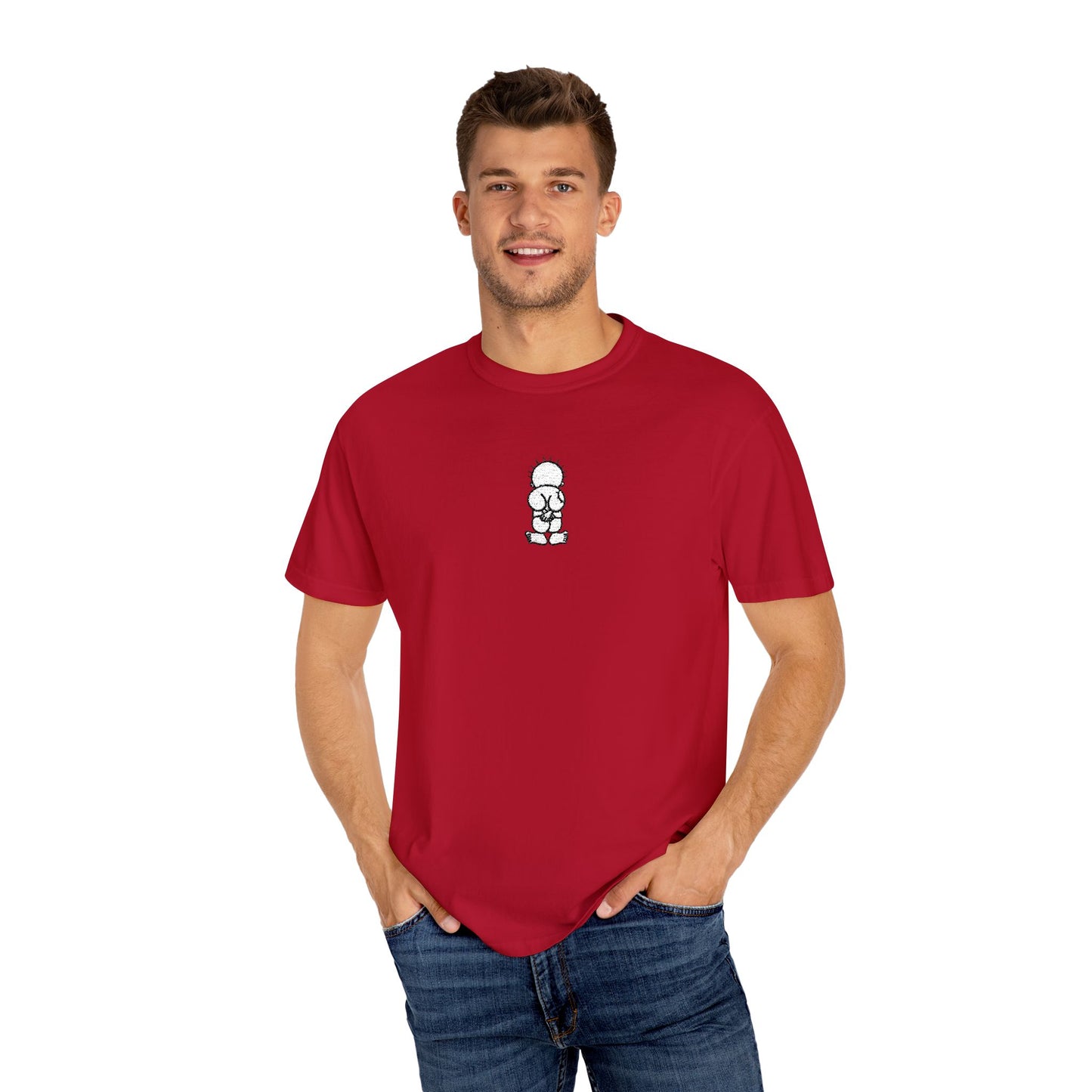 Embroidered Comfort Colors T-shirt - Handala Symbol, Palestinian Identity
