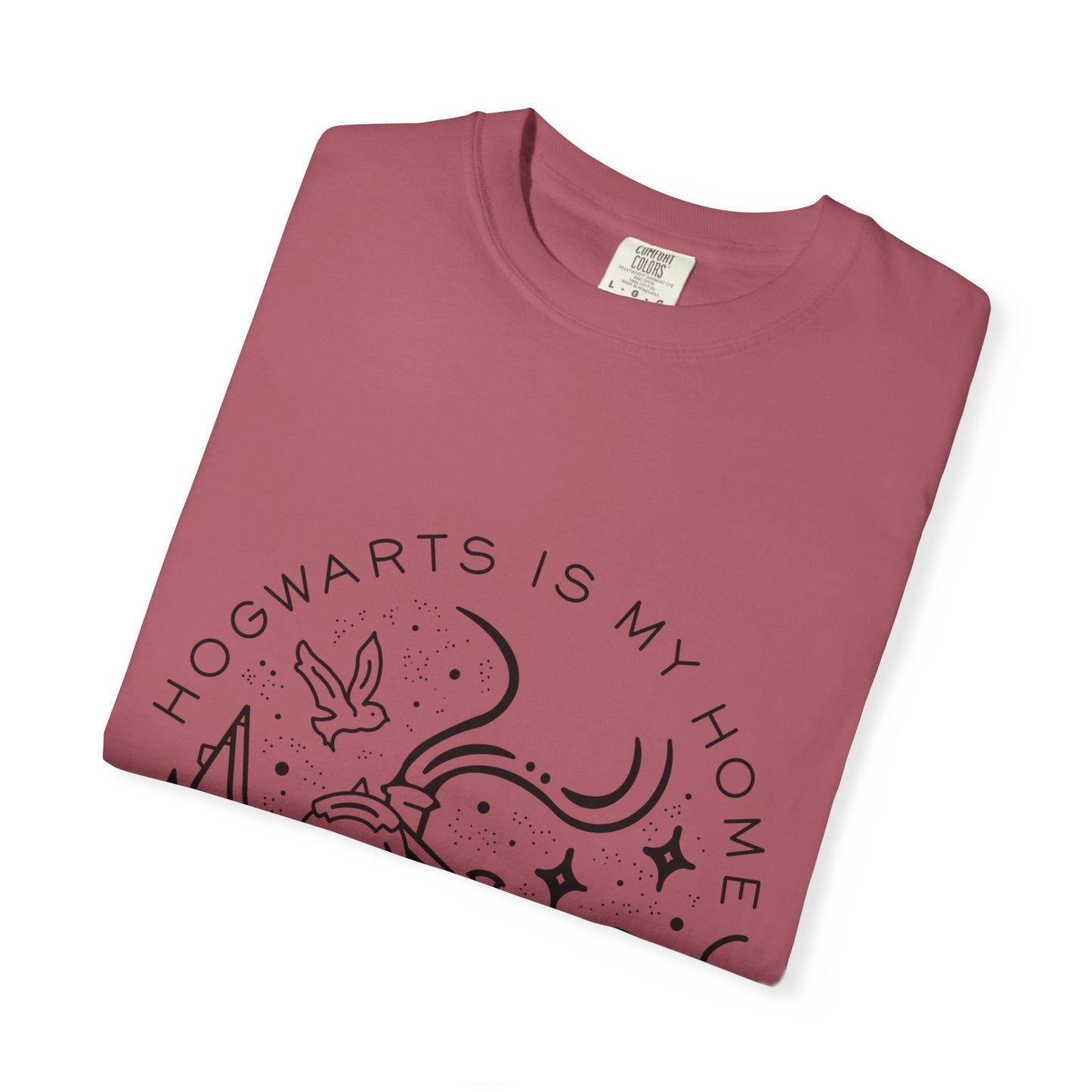Hogwarts Is My Home T-Shirt - Unisex Garment-Dyed