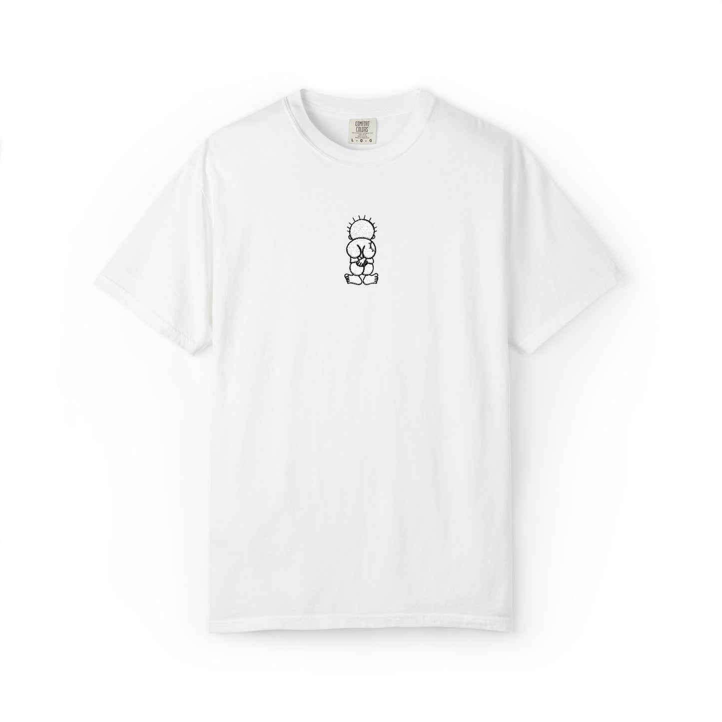 Embroidered Comfort Colors T-shirt - Handala Symbol, Palestinian Identity