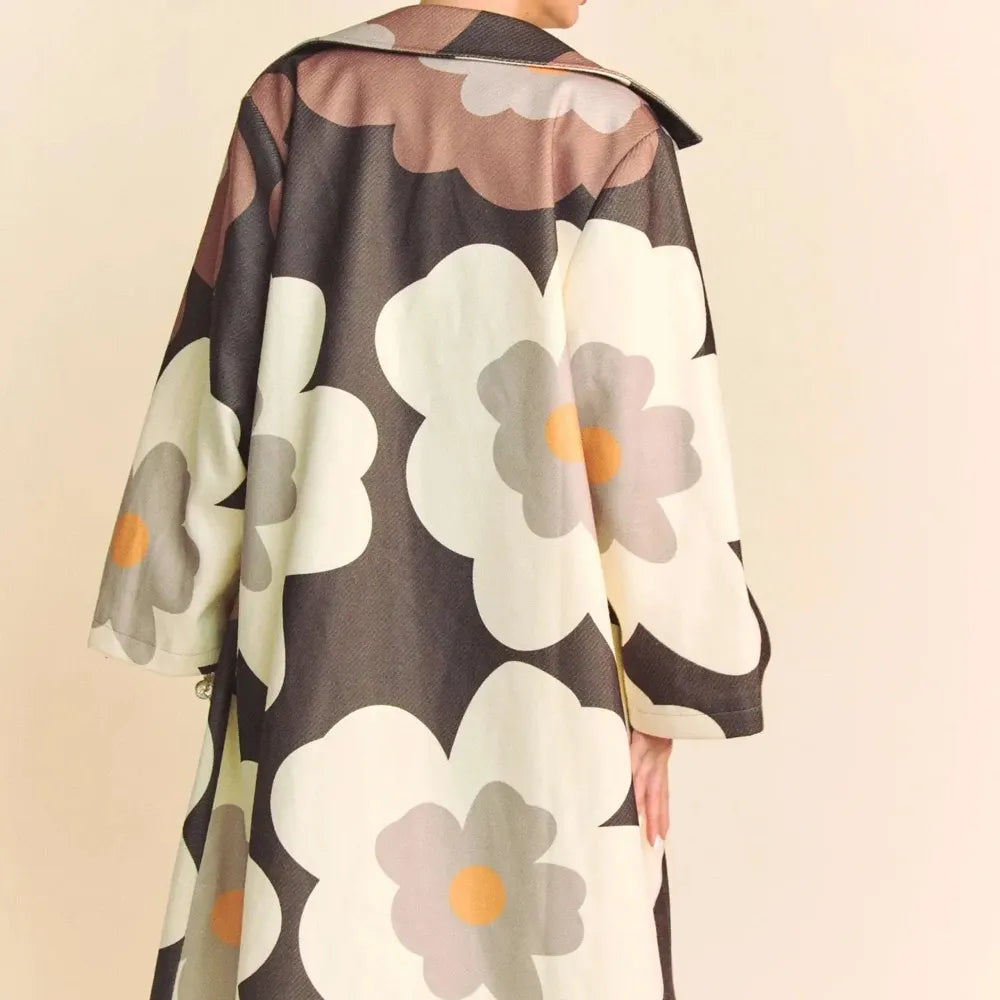 Floral Mocha Jacket