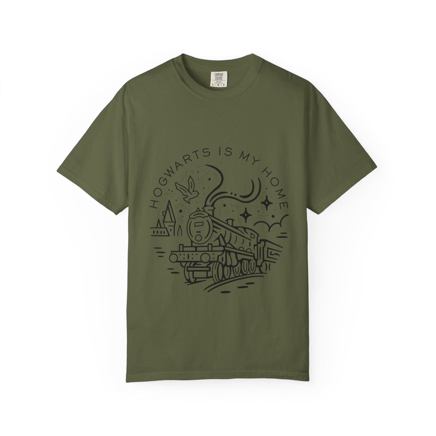 Hogwarts Is My Home T-Shirt - Unisex Garment-Dyed