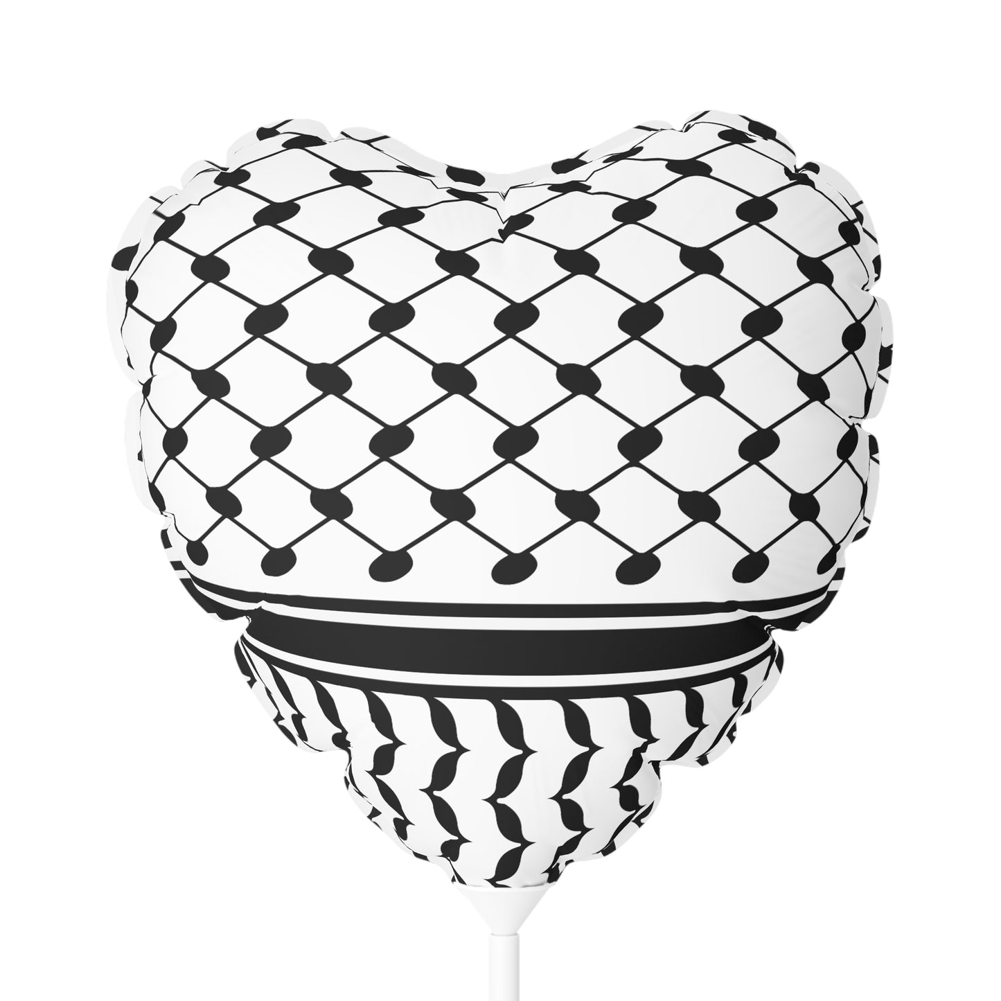 Balloon - Keffiyeh Print - Baba Dad in Arabic - 11"